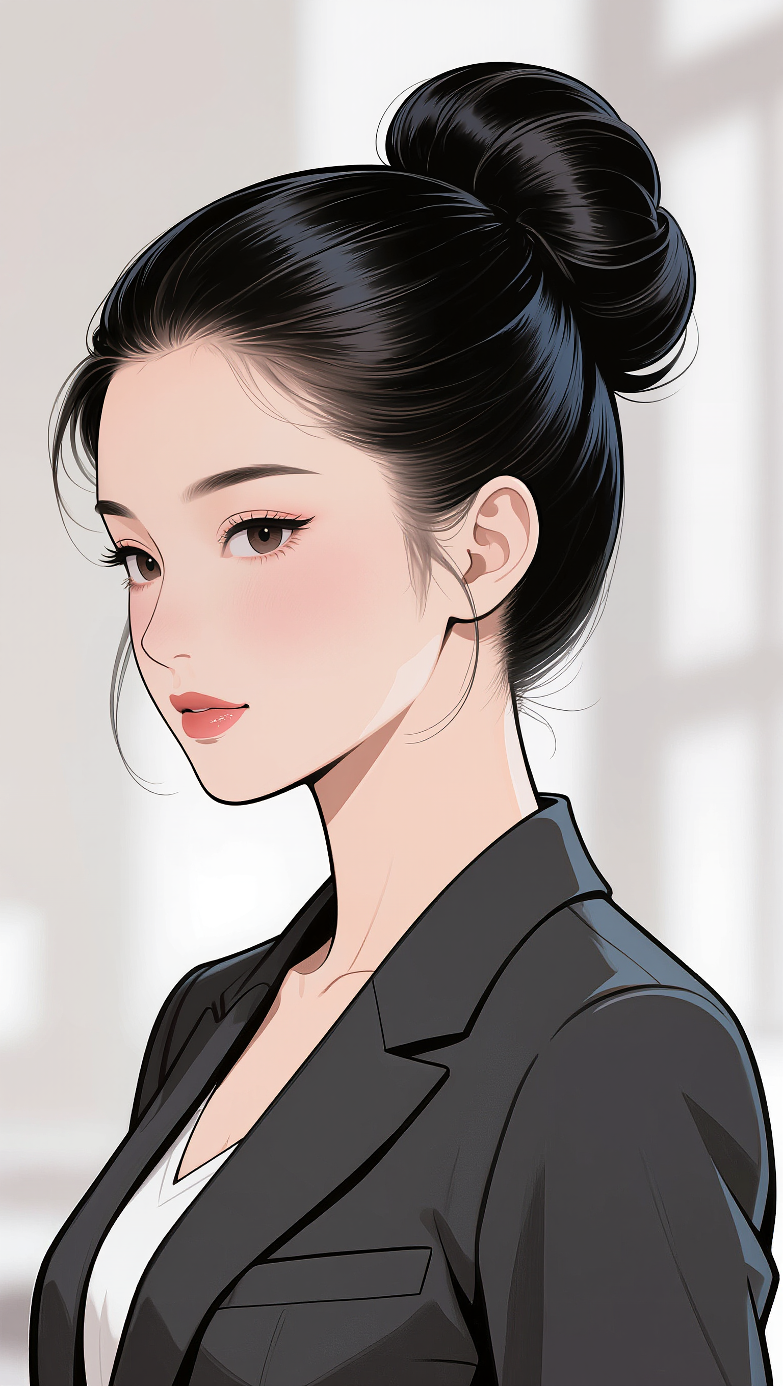 Kling AI work 310919165505515 - tendrils hair AI image
