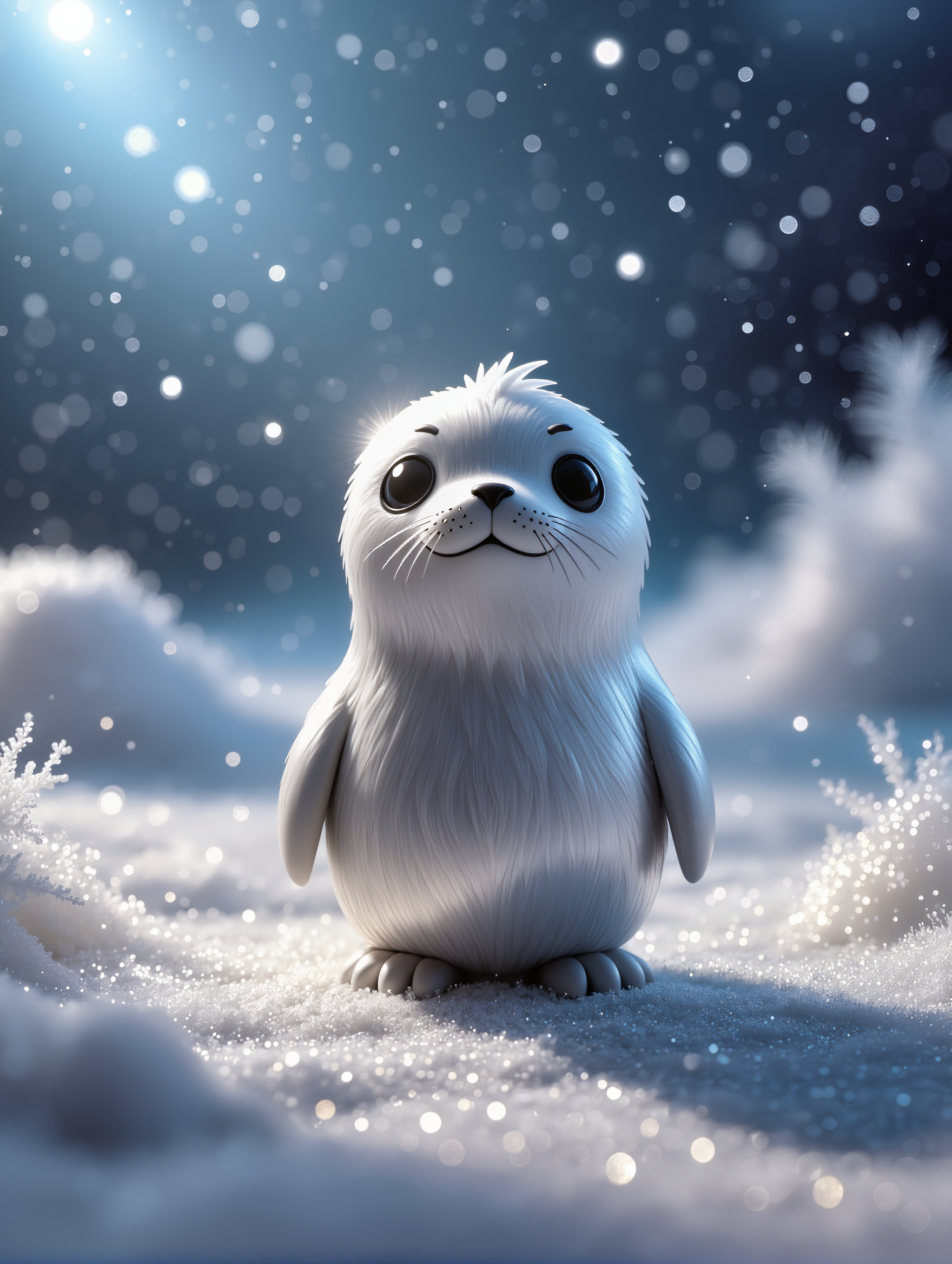 Baby Seal - figurine ai generator AI image