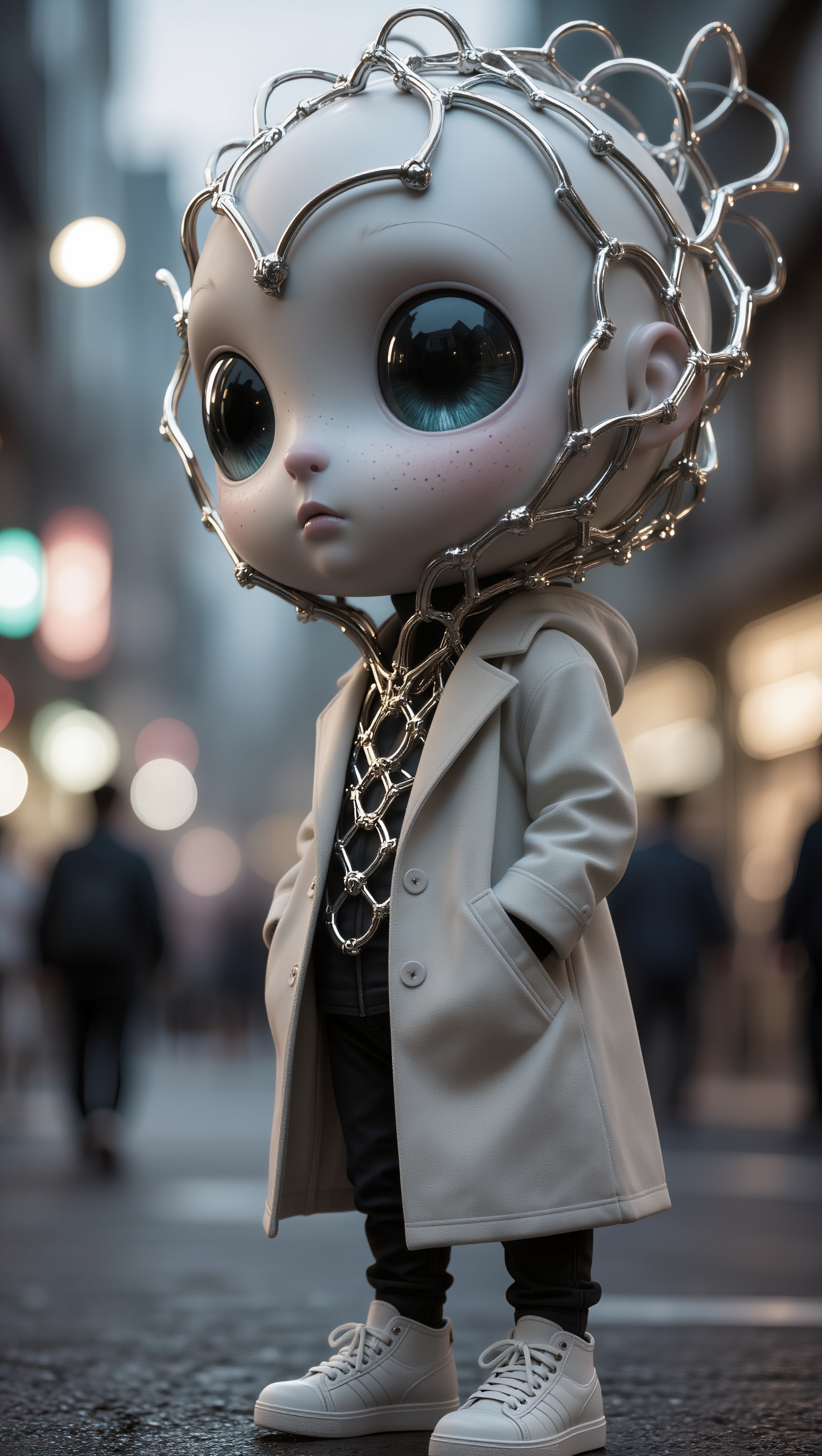 Kling AI work 311018580665940 - oversized big head characters AI image