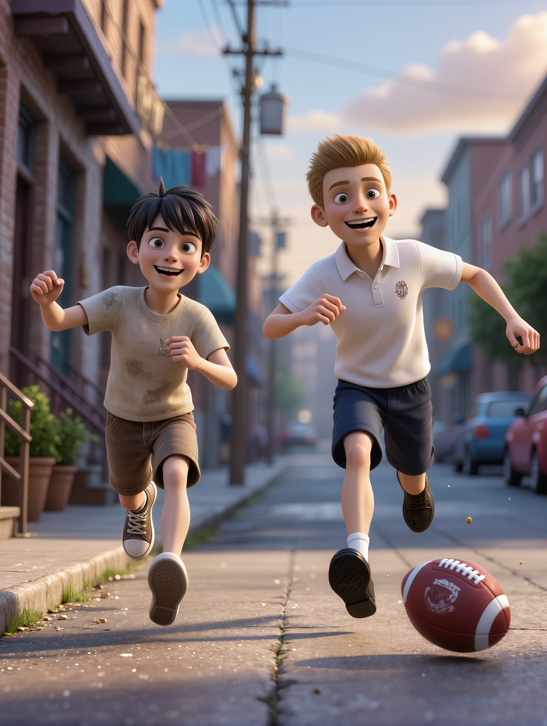 Scene 1 — Childhood Friends
Vis - kling ai anime thumbnail scene AI image