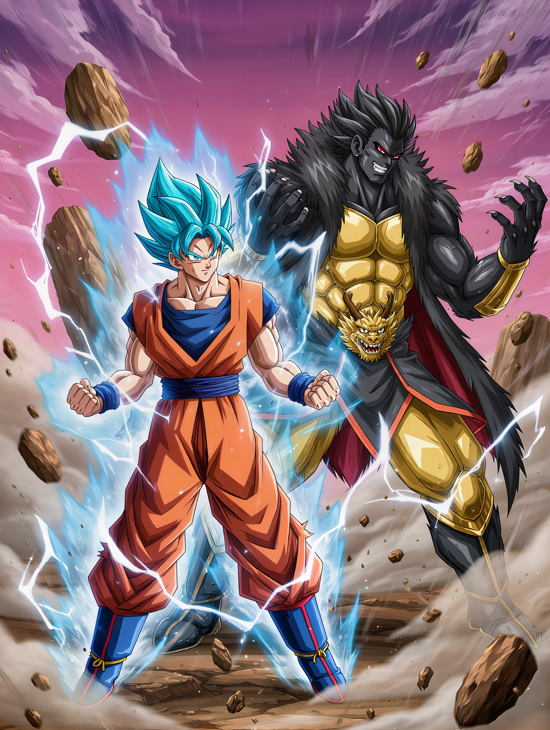 Kling AI work 318974247611121 - goku in a suit AI image