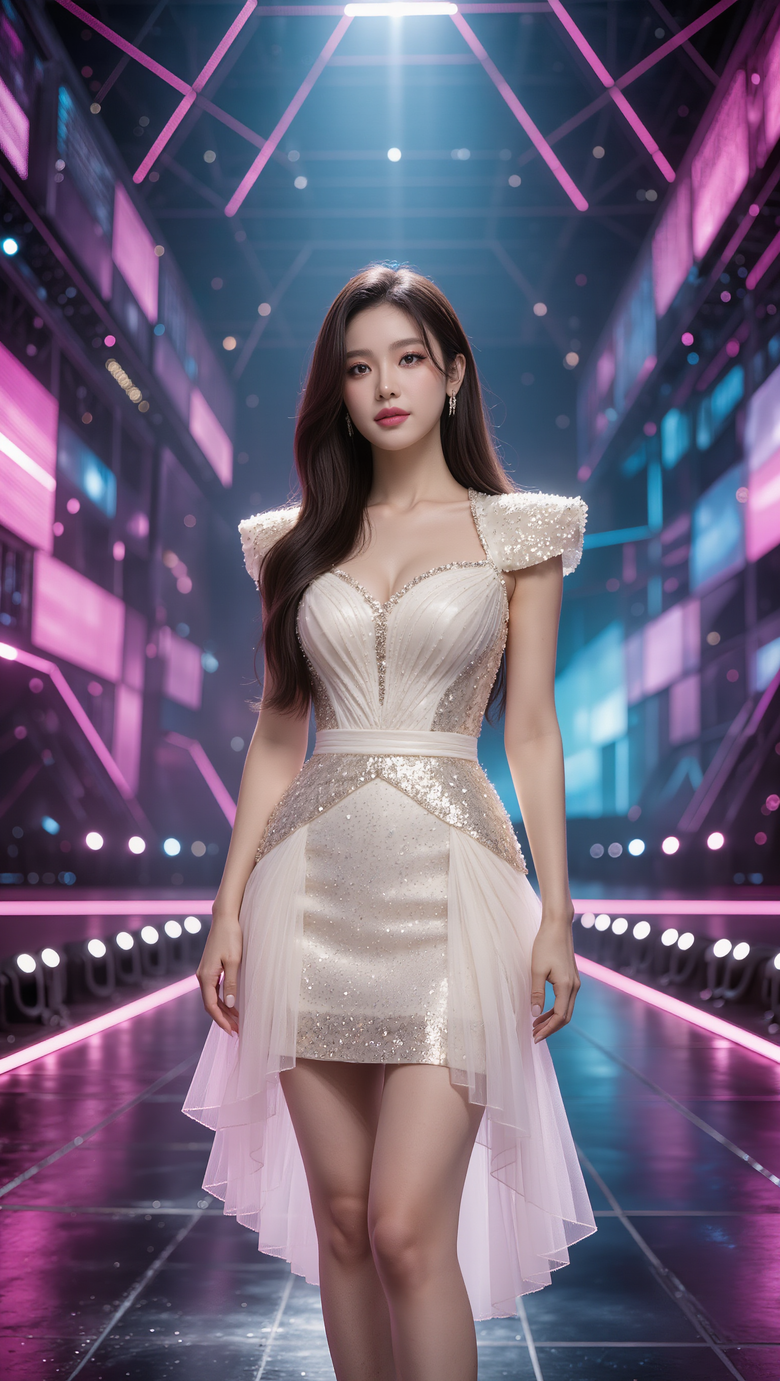 Female K-pop - magician outfit female AI image