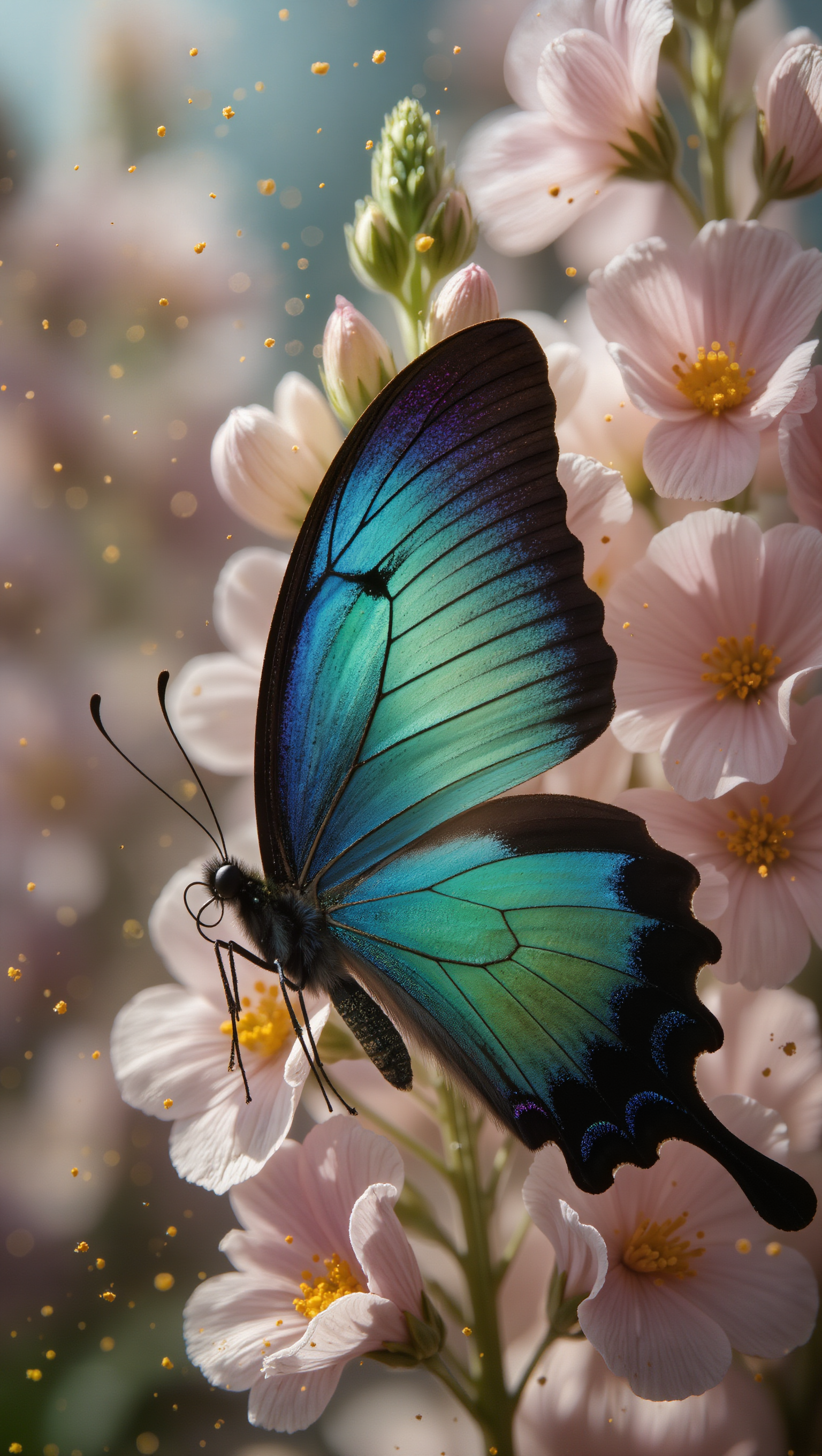 Kling AI work 296227404523554 - butterfly ai wallpaper AI image