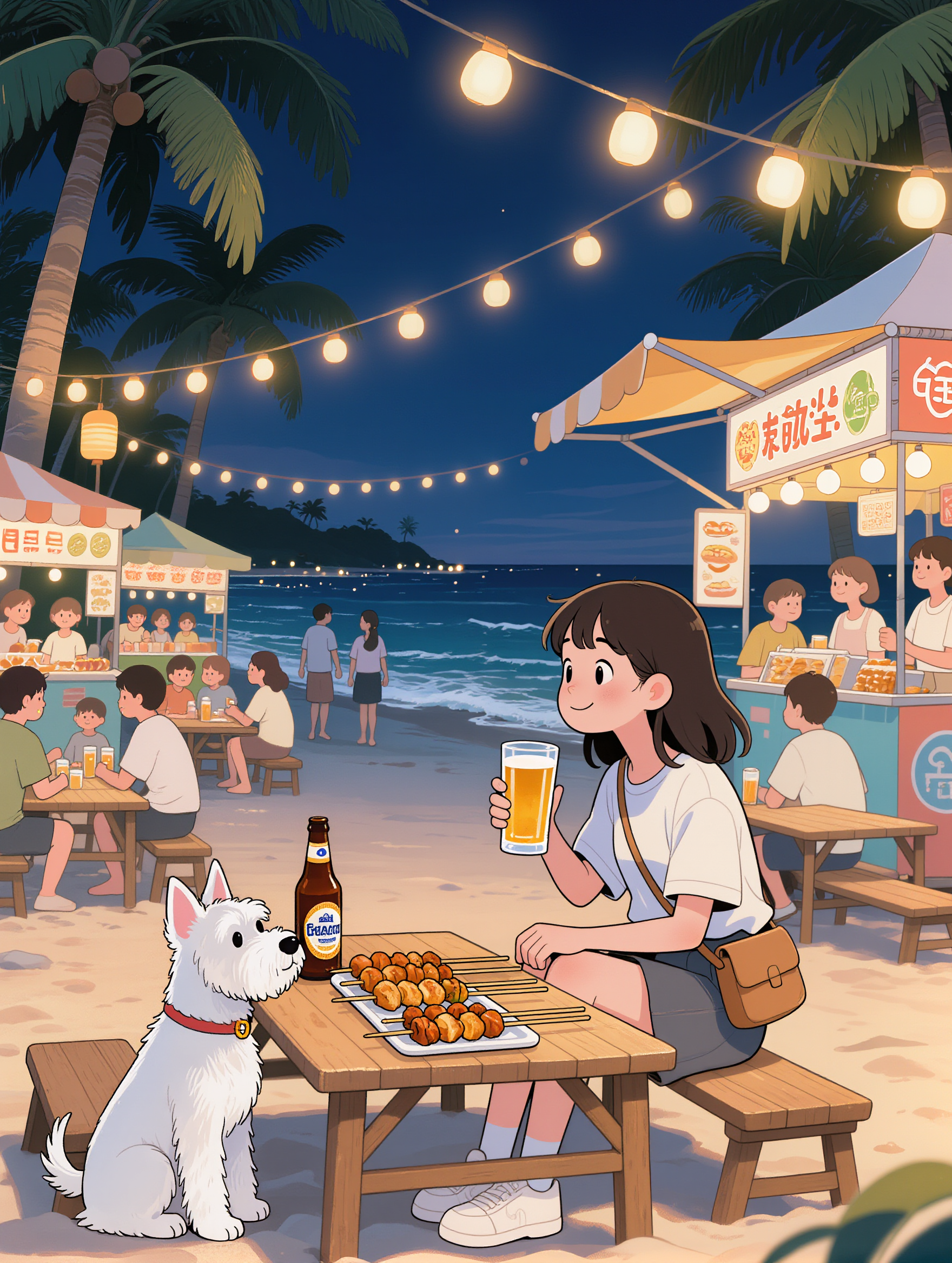 good morning beautiful girl you - anime girl generator AI image