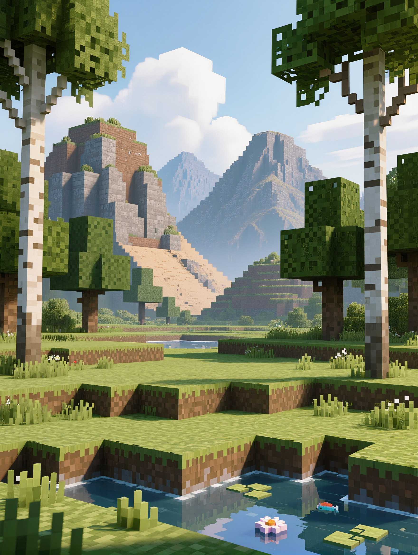 Kling AI work 311874613503250 - flies minecraft AI image