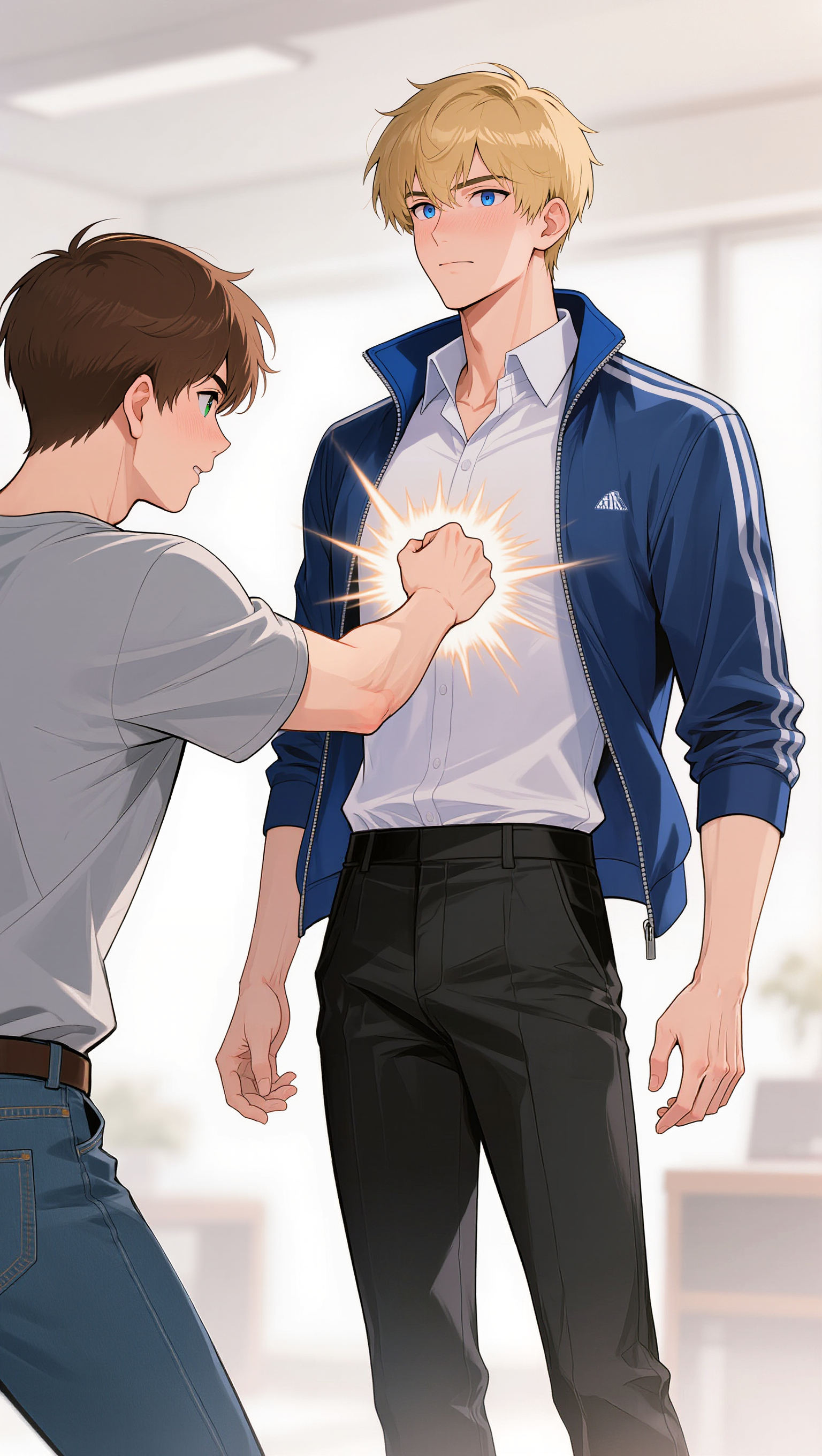 Kling AI work 301248649655769 - anime guy hair AI image