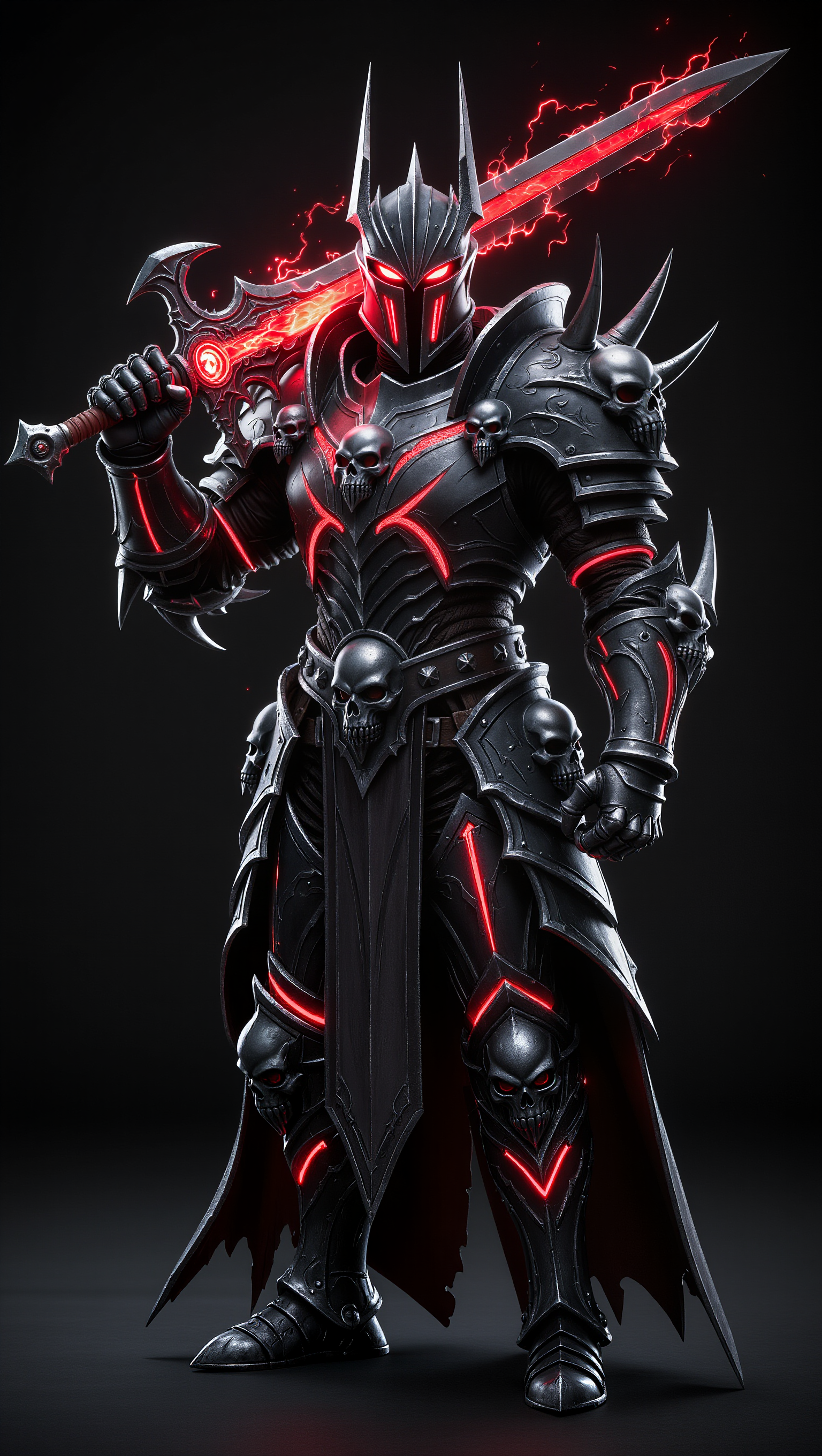 dark knight - dark fantasy style AI image