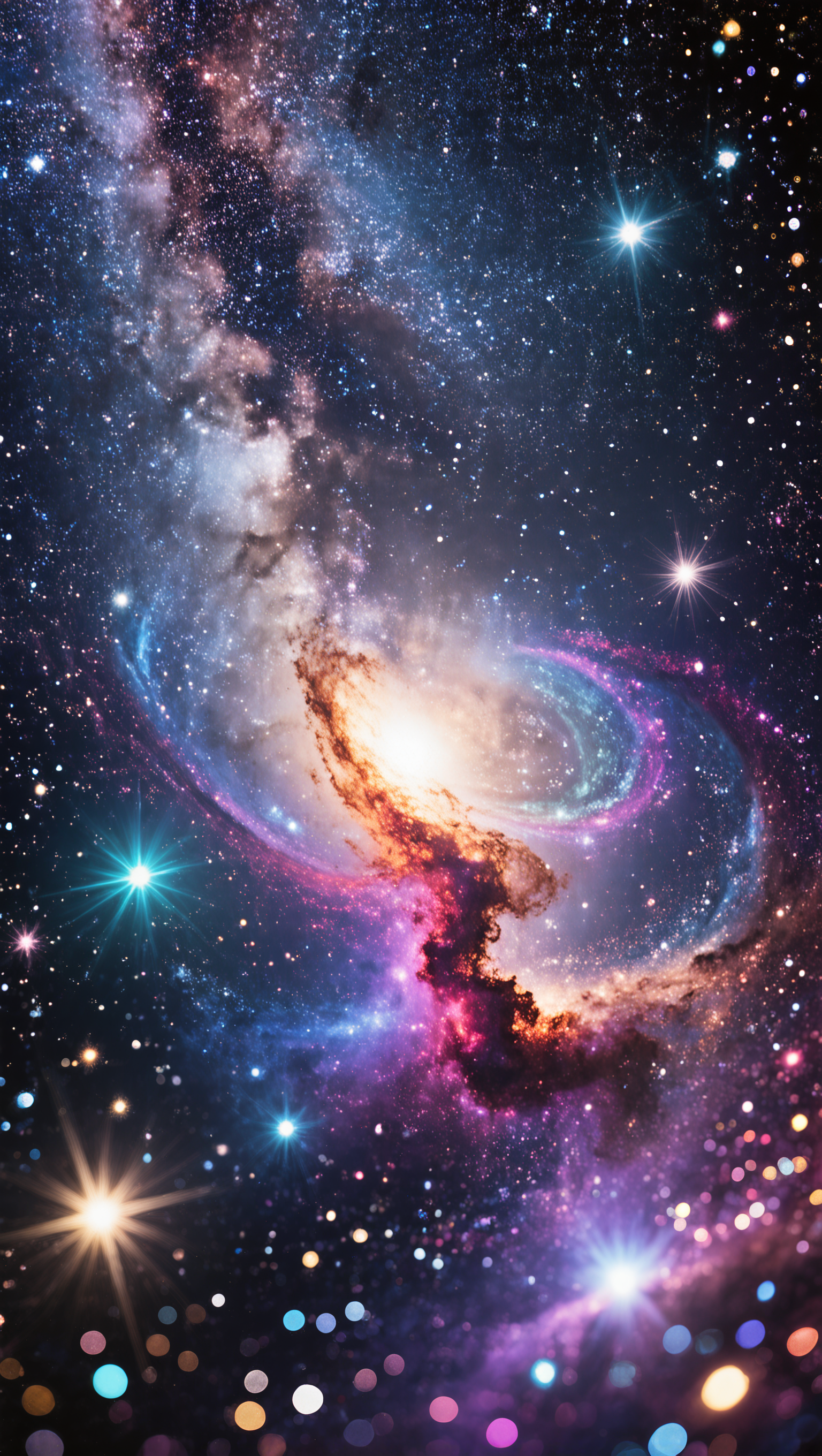 Milky Way Galaxy Reimagination - galaxy style AI image