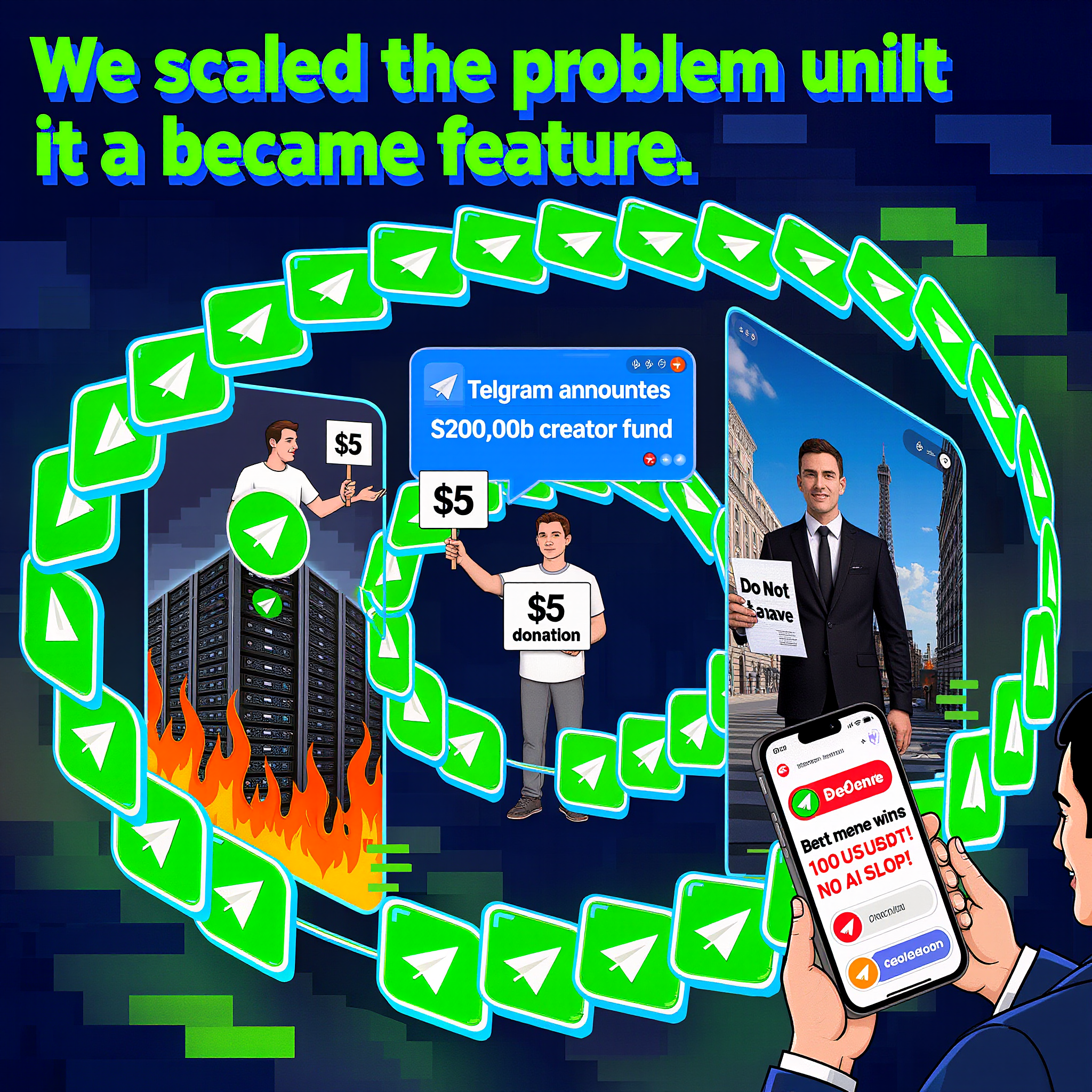 Kling AI work 314945048613290 - impact font meme maker AI image