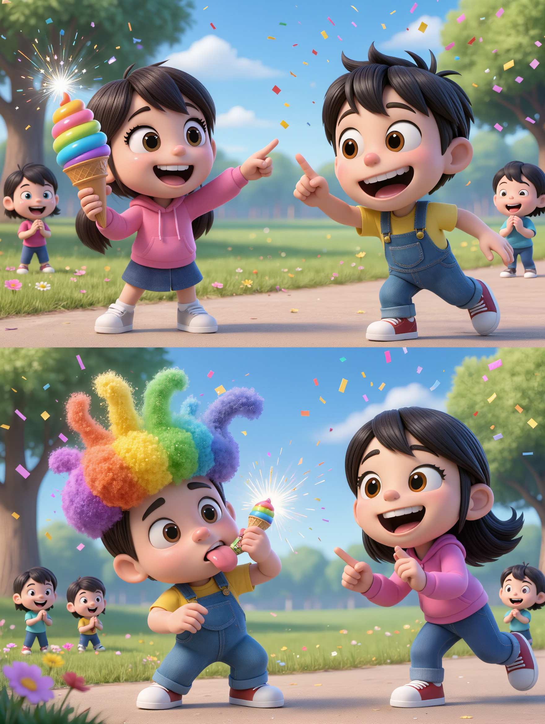 Kling AI work 315908589616540 - how to draw chibi characters AI image