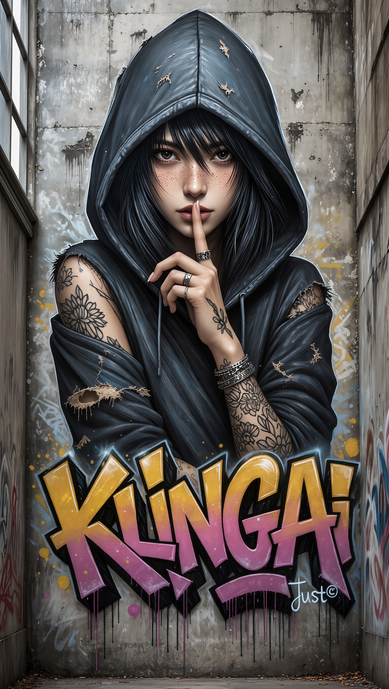 Kling AI work 299428201651829 - graffiti a AI image