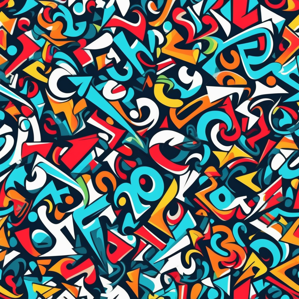 Graffiti pattern - graffiti a AI image