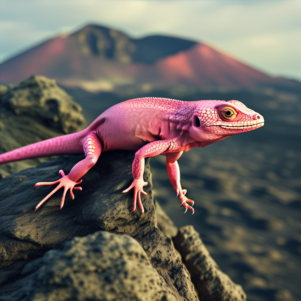 Kling AI work 50943611 - lizard alien AI image