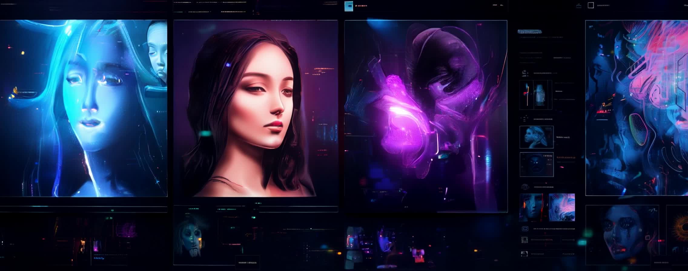banner for the website - dancing banner design AI video