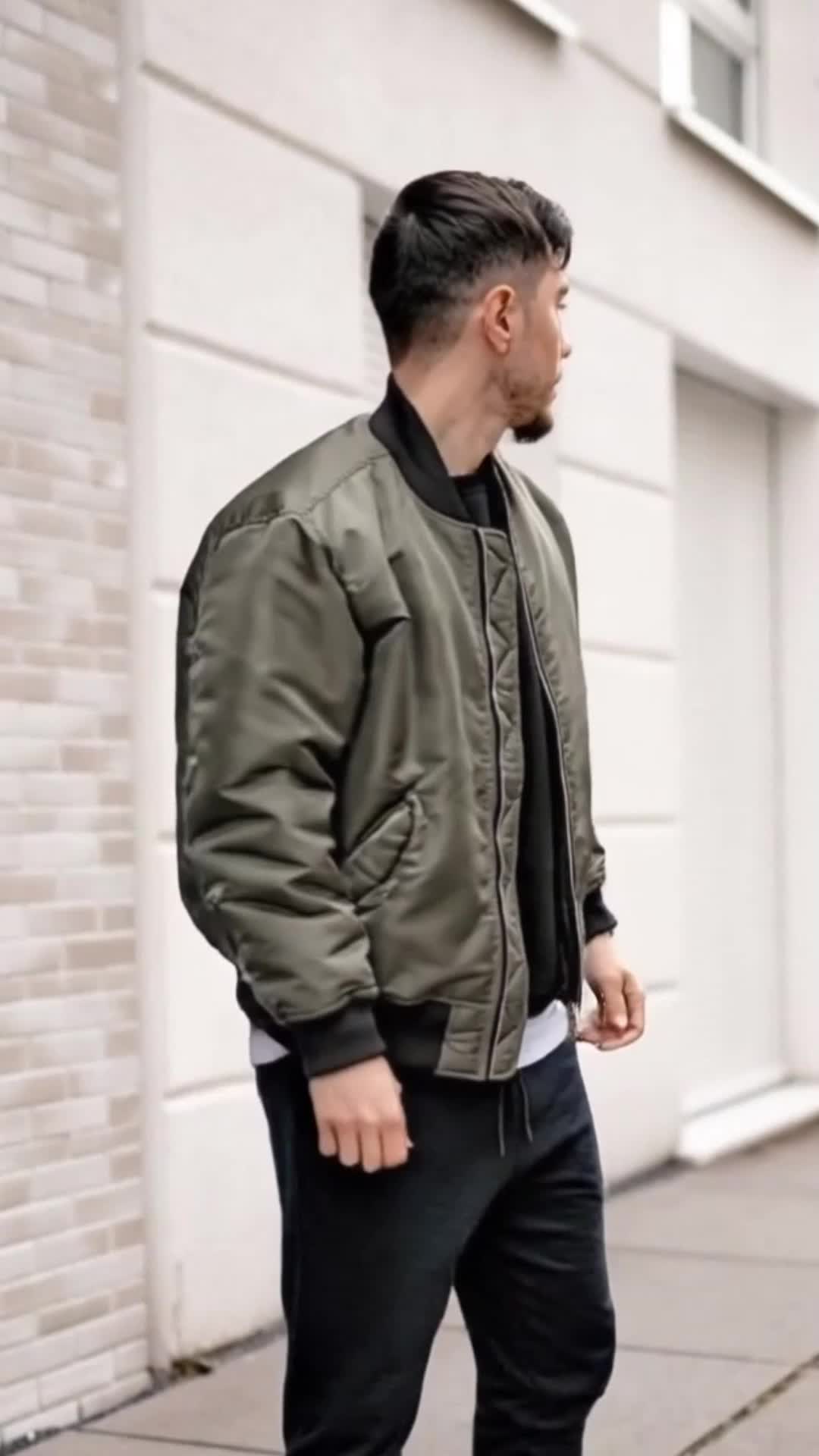 MEN'S FASHION - bangs mens hair AI video