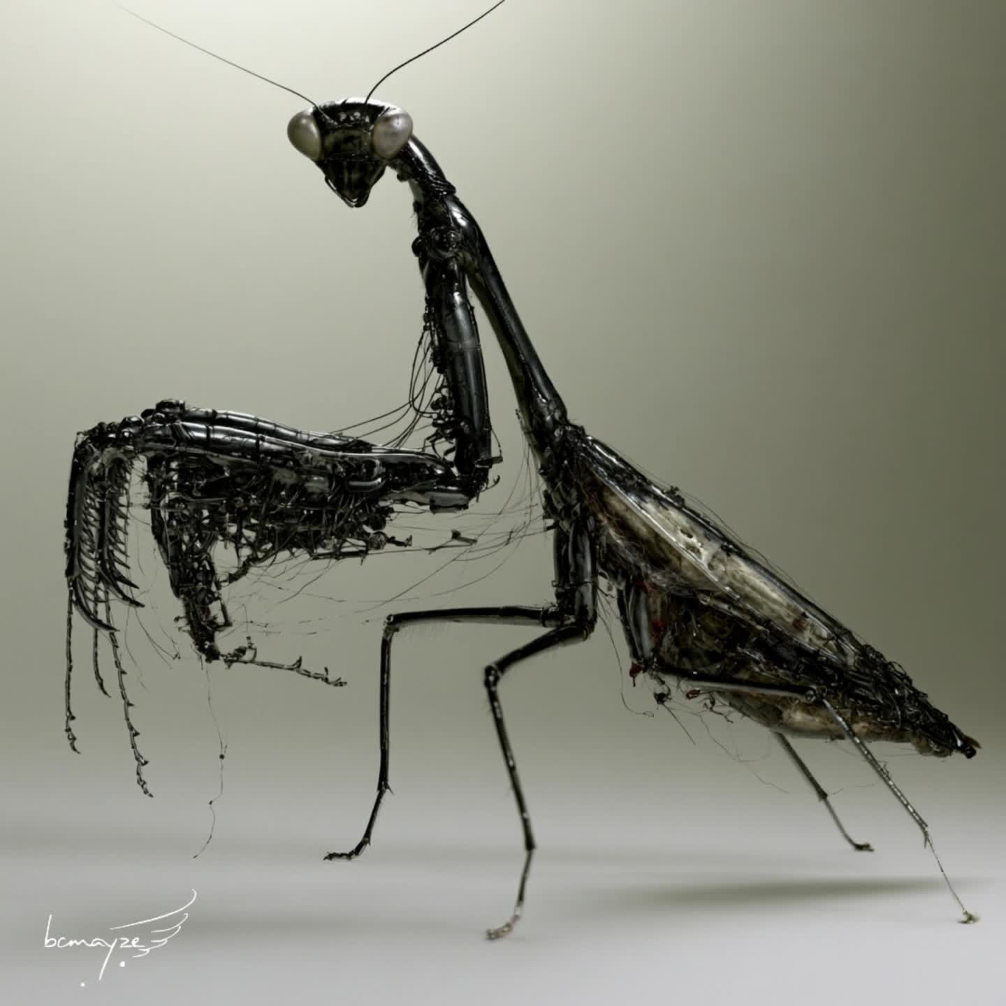 Cybernetic Evolved Mantis - new mantis skin AI video