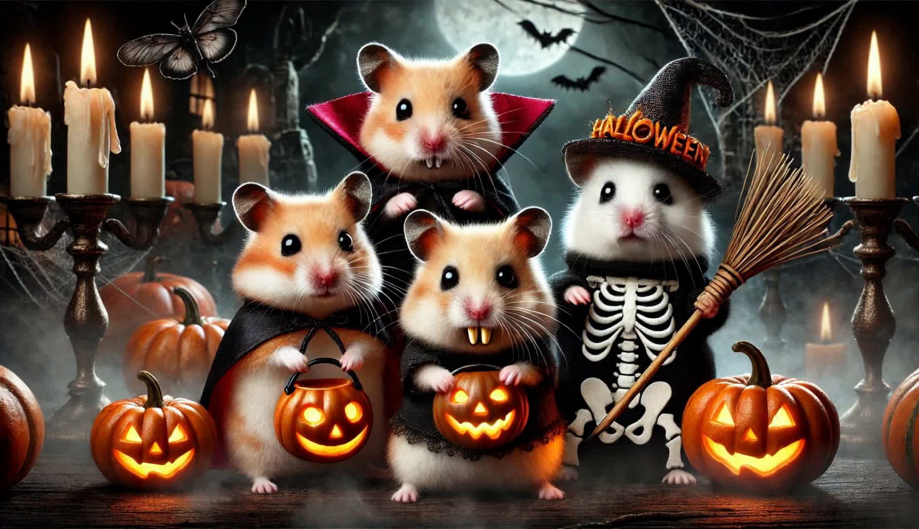 Halloween Munchers - ai halloween trend AI video