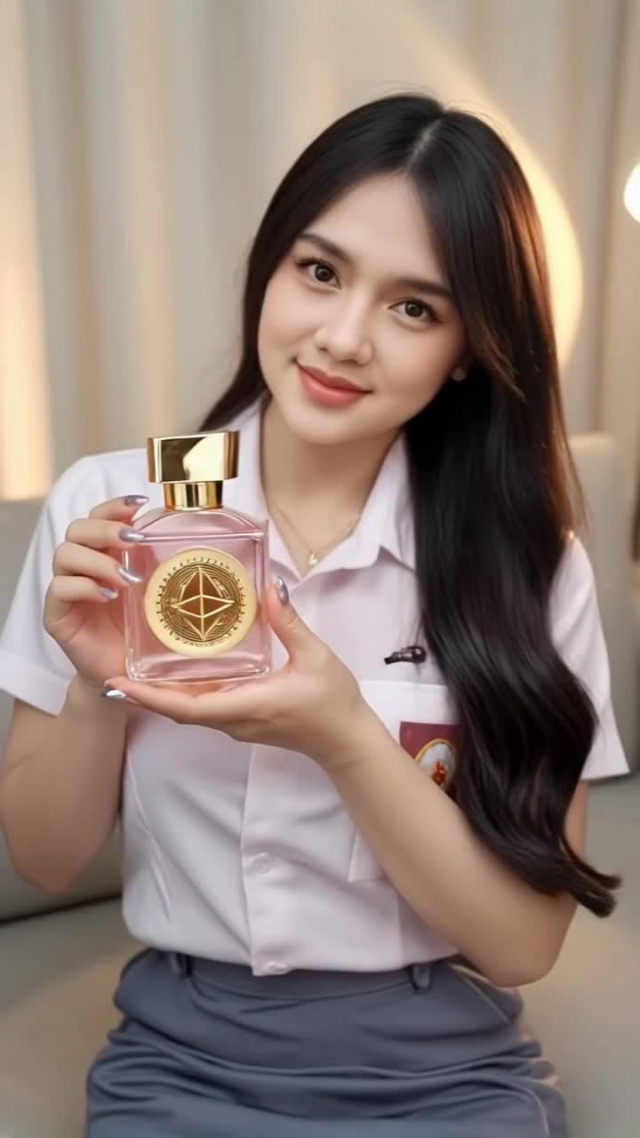 Kling AI work 286127707656174 - parfum wallpaper AI video