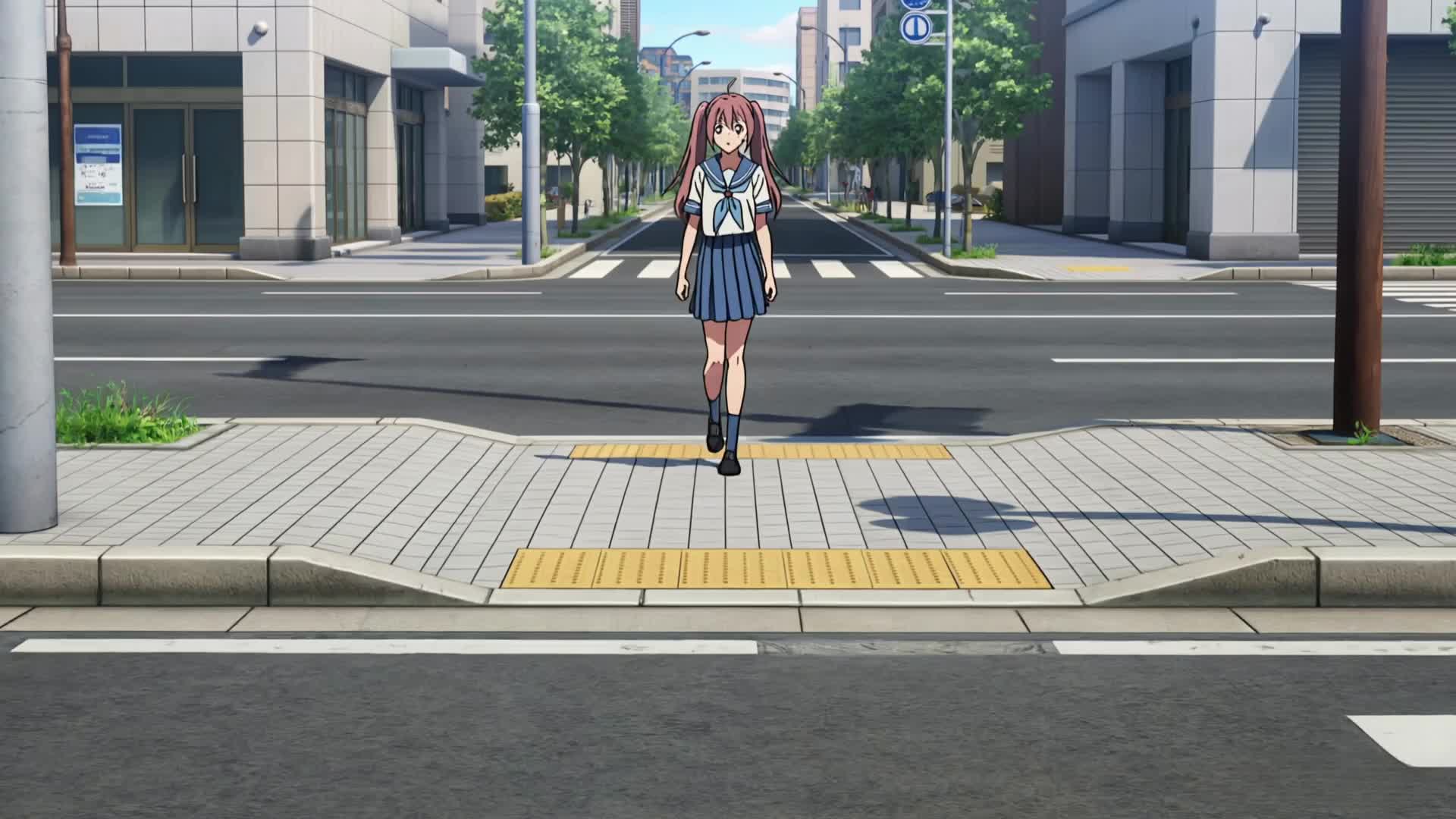 Anime Girl - anime girl anime backgrounds AI video