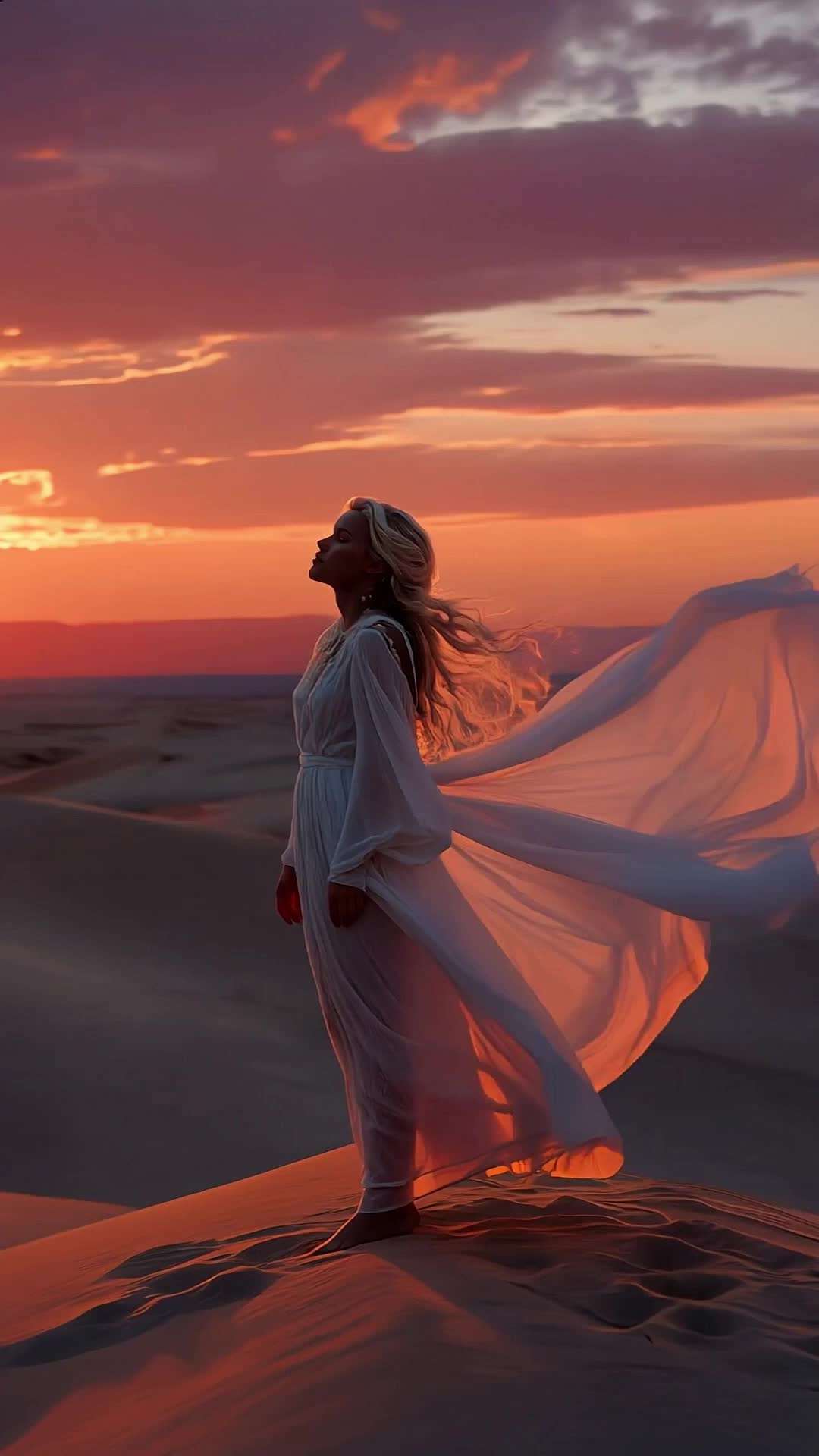 When the sunset like a myth - sunset at hayden AI video