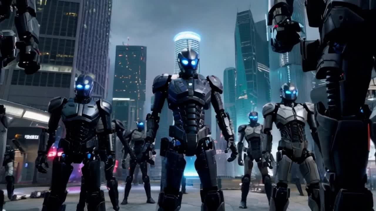 robots - characters robots AI video
