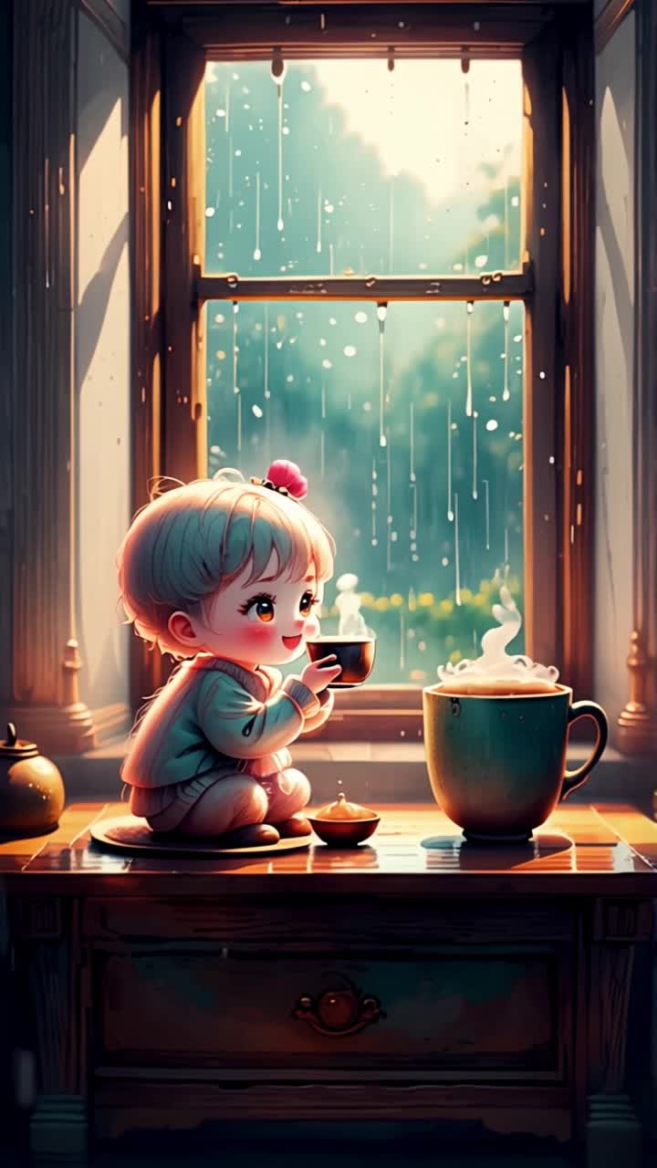 Kling AI work 311794046617140 - cute easy anime drawing AI video
