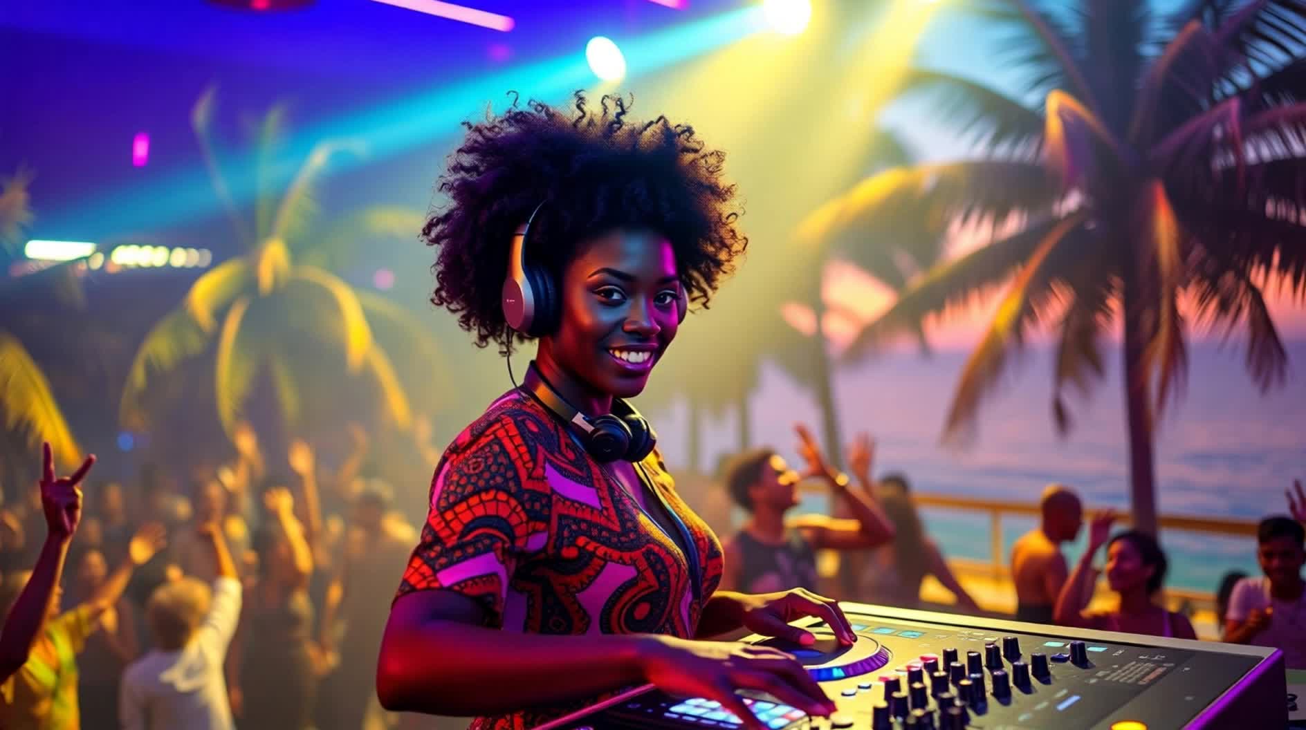 Beats am Ozean - how do you make beats AI video