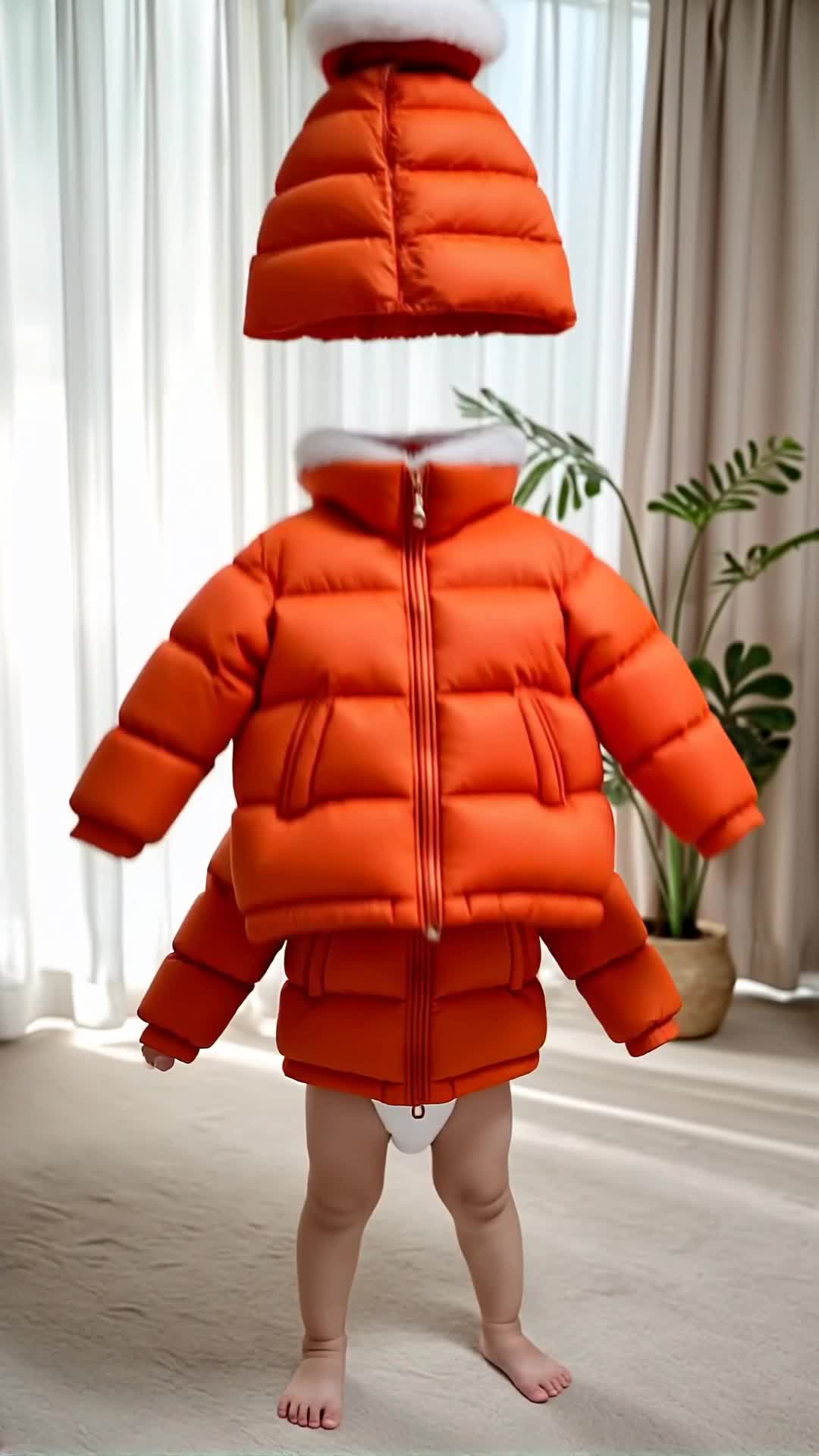 PUFFER JACKET - what hairstyle fits my face AI video