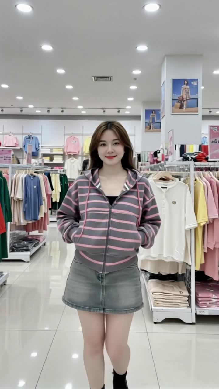 Kling AI work 296302684502187 - thời trang lip sync AI video
