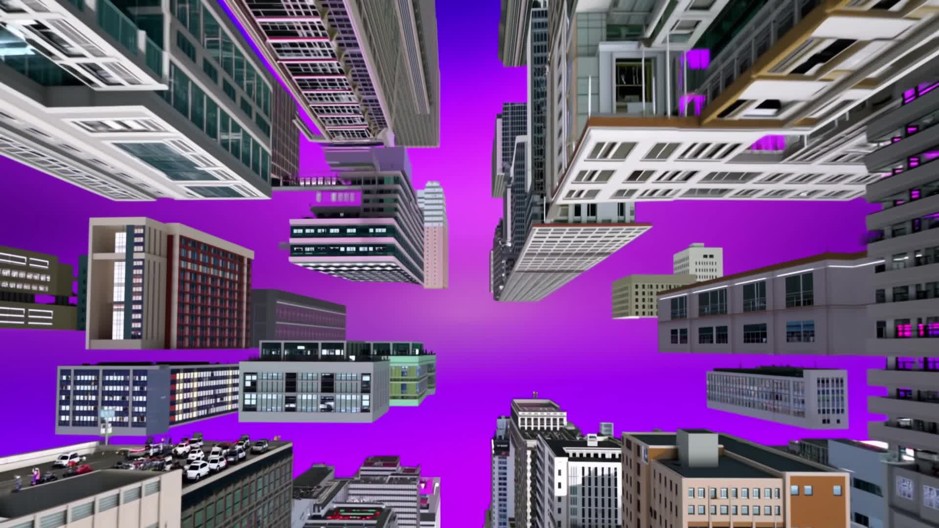 Kling AI work 288960583610523 - purple checkered background AI video