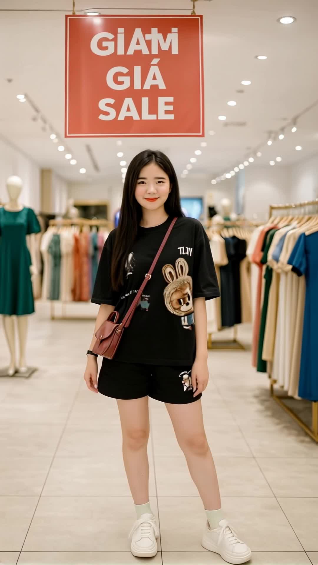 Kling AI work 297348919666529 - thời trang wallpaper AI video