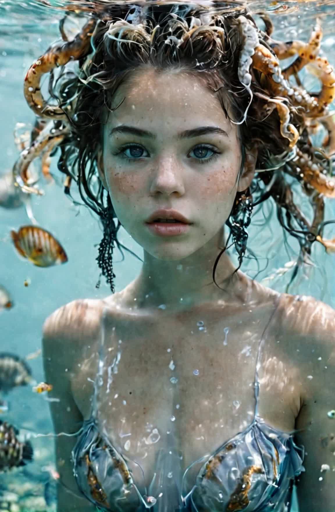 Real Mermaid 🧜‍♀️  - real mermaid images AI video