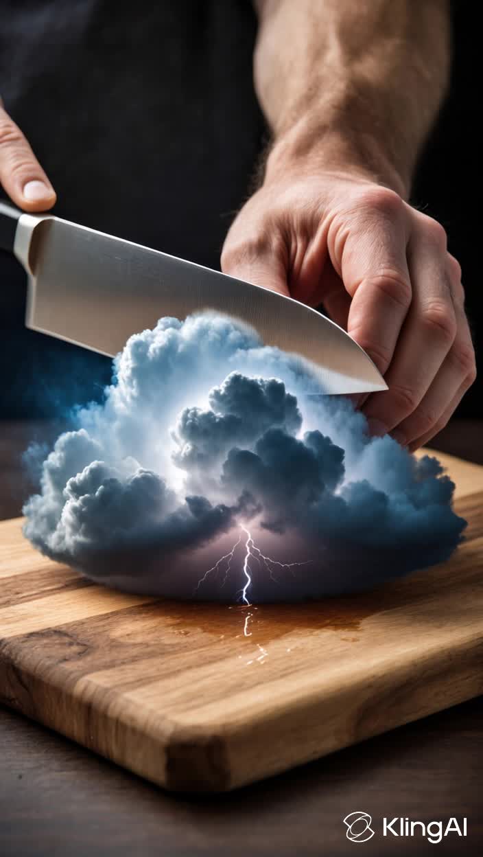 STORM cutting ASMR🌪️🔪 - low fade cutting AI video