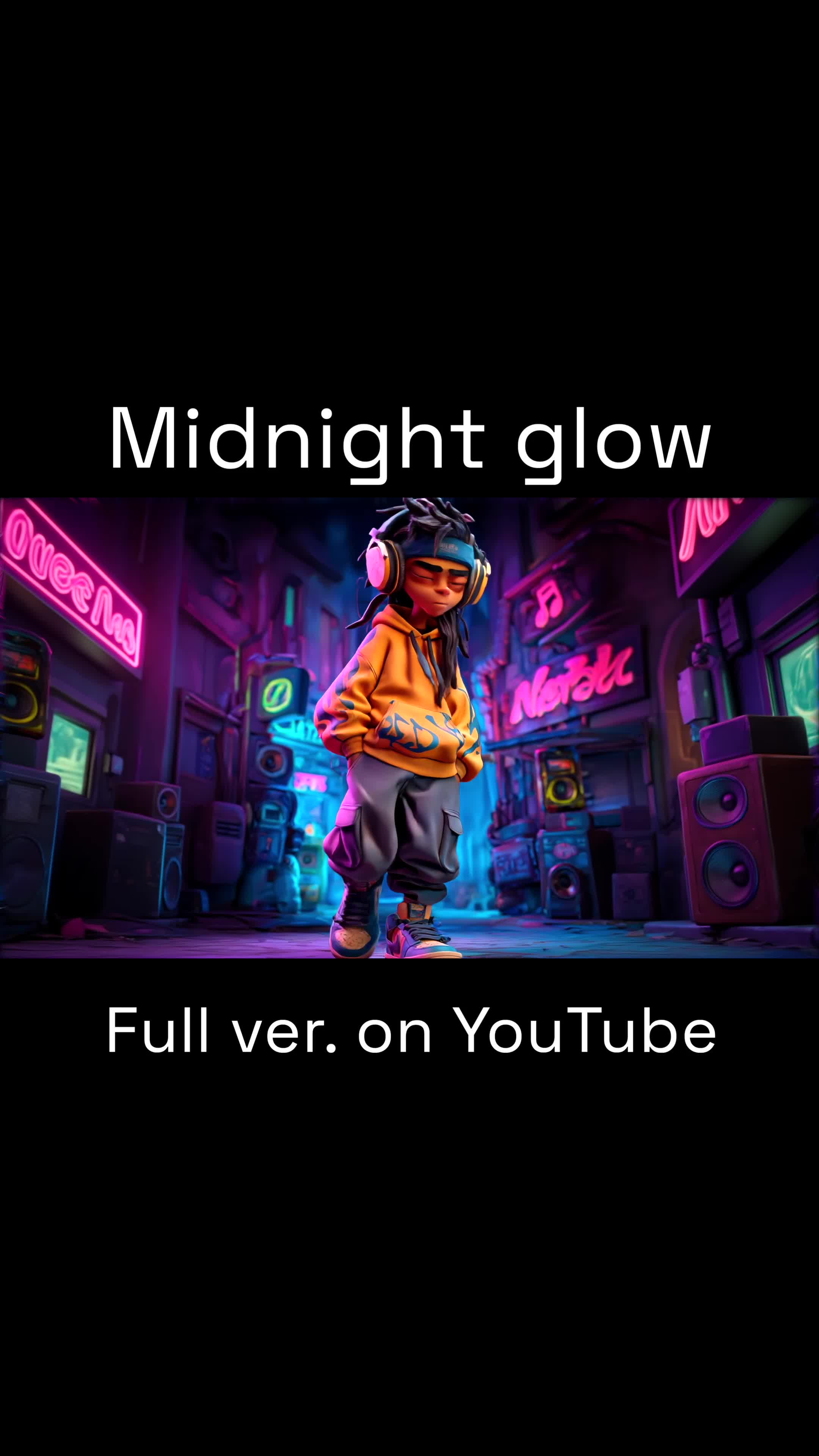 Midnight Glow - glow in the dark balloons AI video
