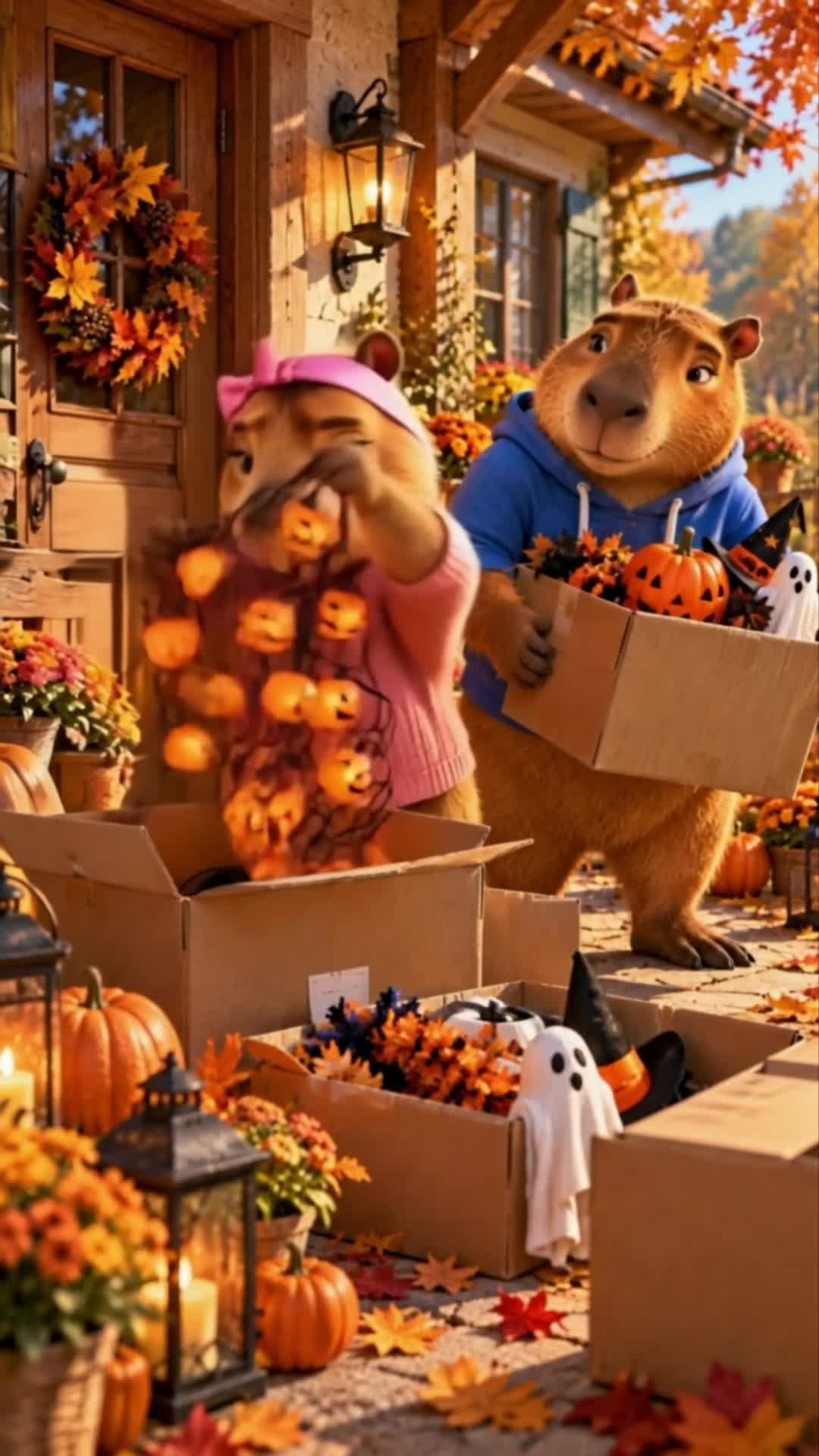Halloween 🎃 - creepy halloween music AI video