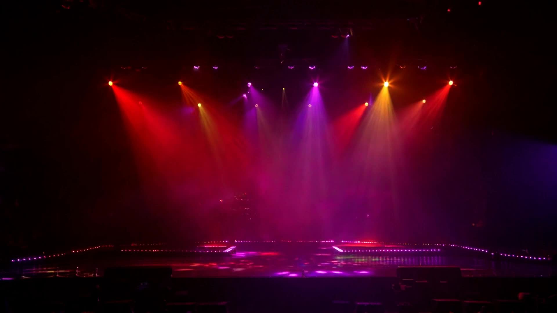 Vibrant Stage Lighting Animation - lighting ai AI video