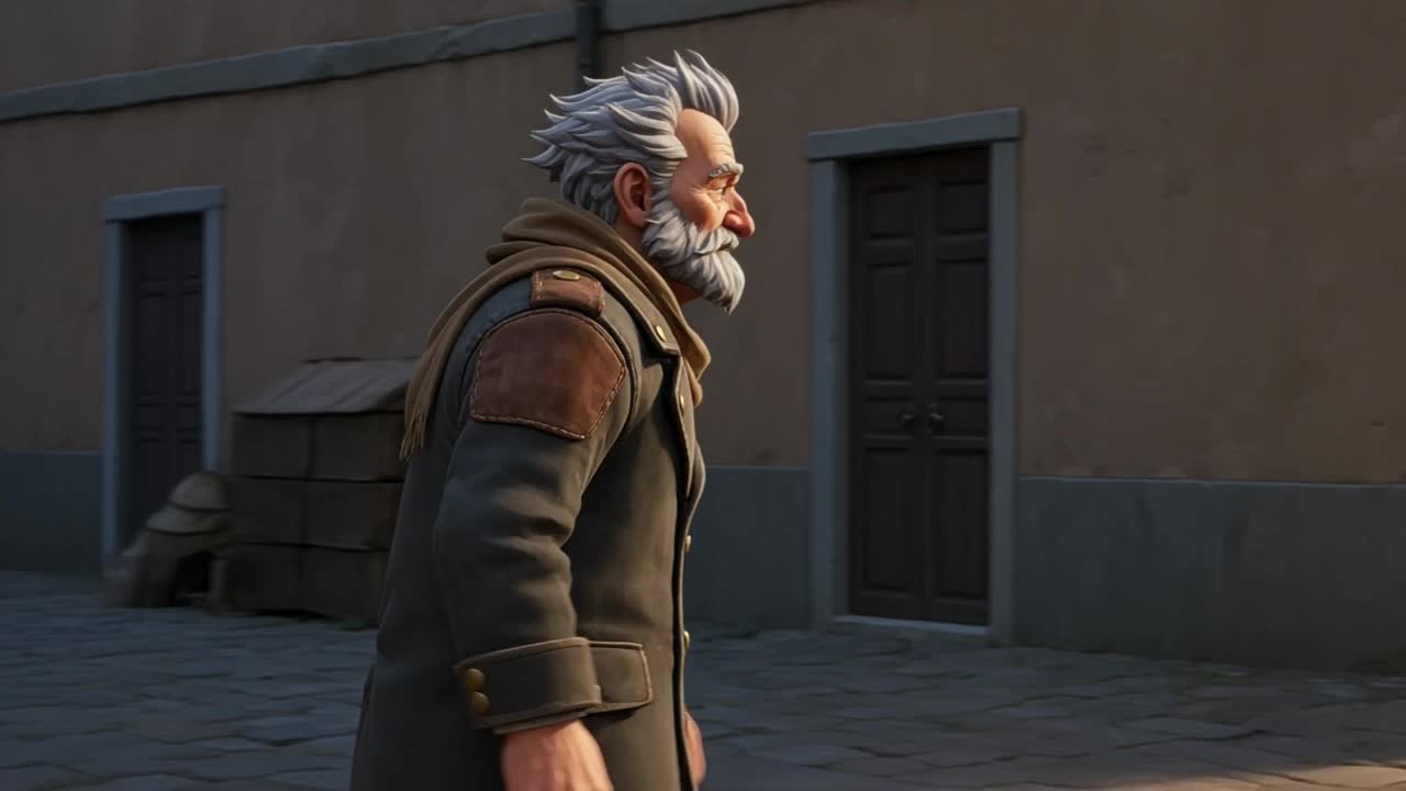 Grandfather's trophy - trophy celebration AI video