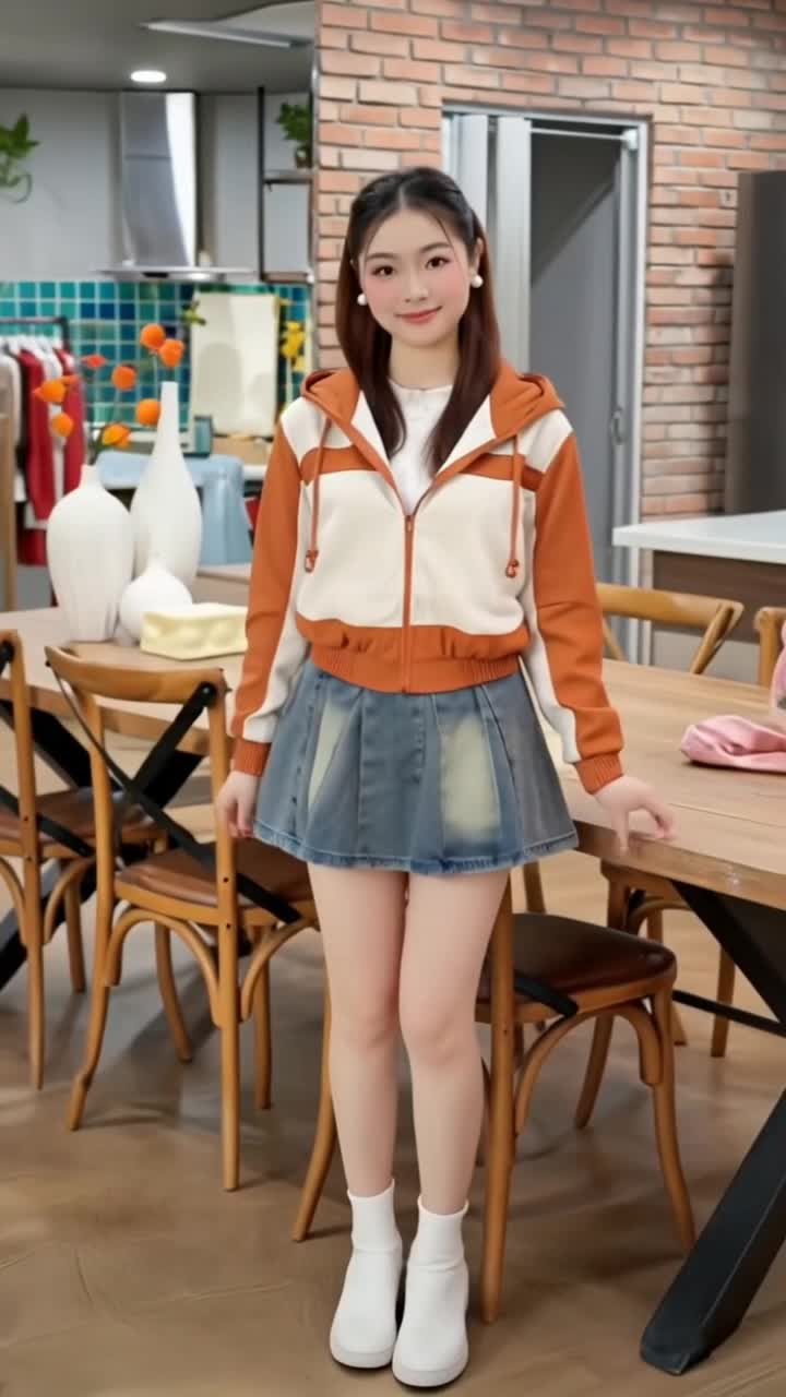 Kling AI work 297336638523610 - thời trang lip sync AI video