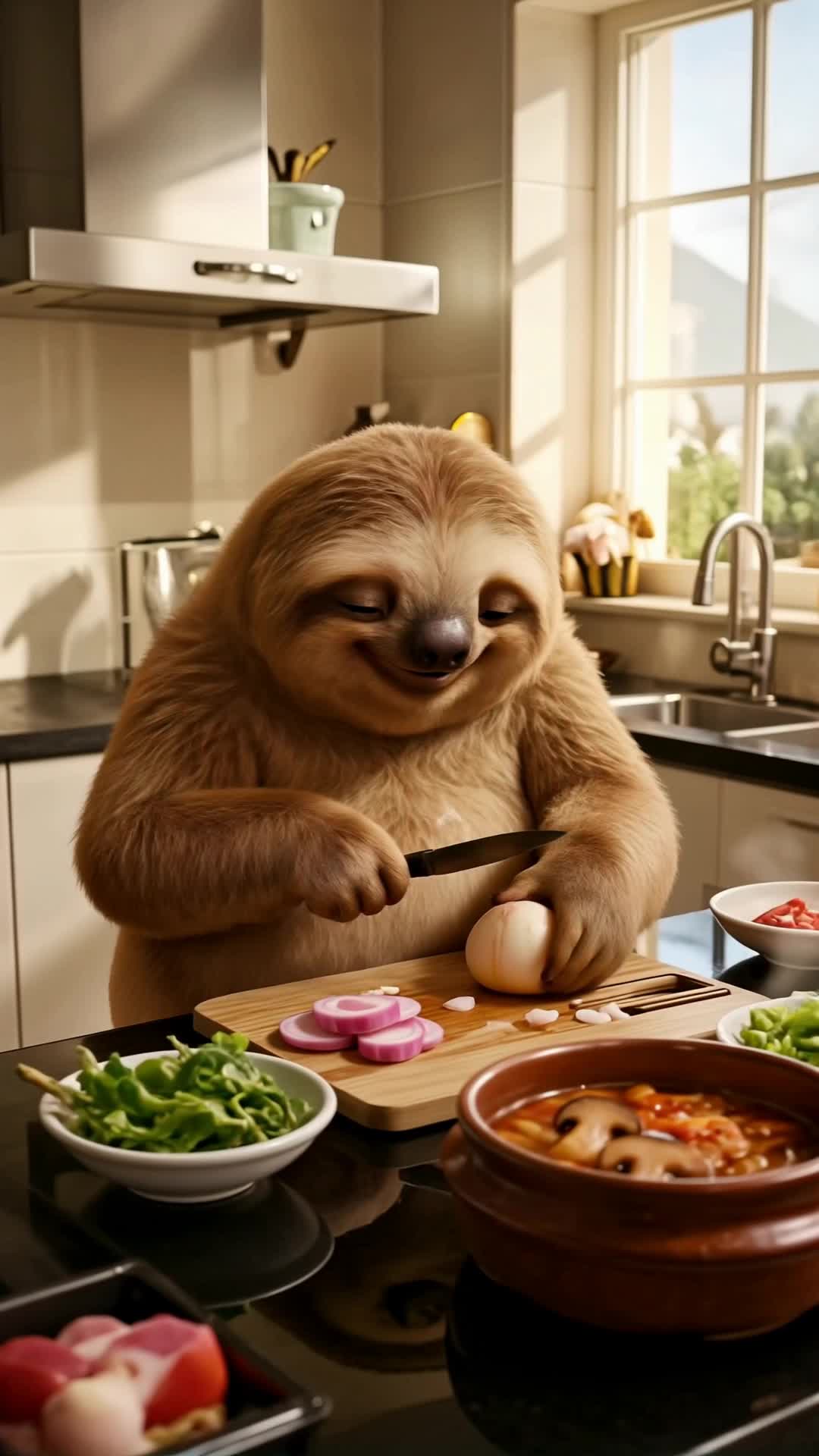 Kling AI work 294550717500049 - ai sloth AI video