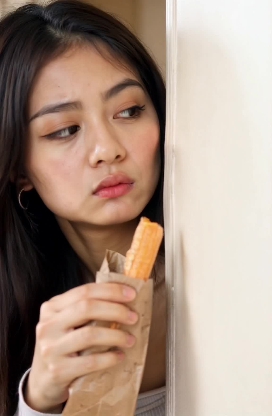 I won't let you eat it. - eat kling ai AI video