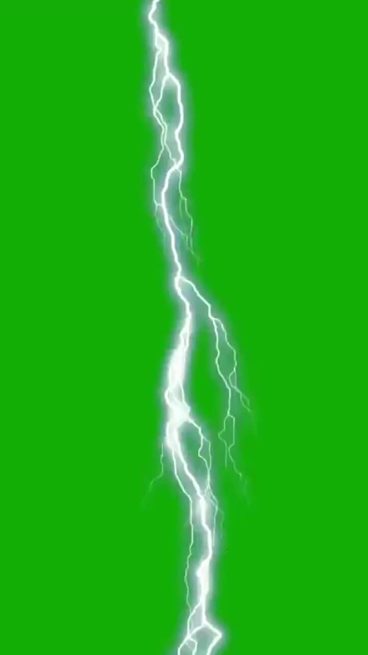 lightning green screen - gun green screen AI video