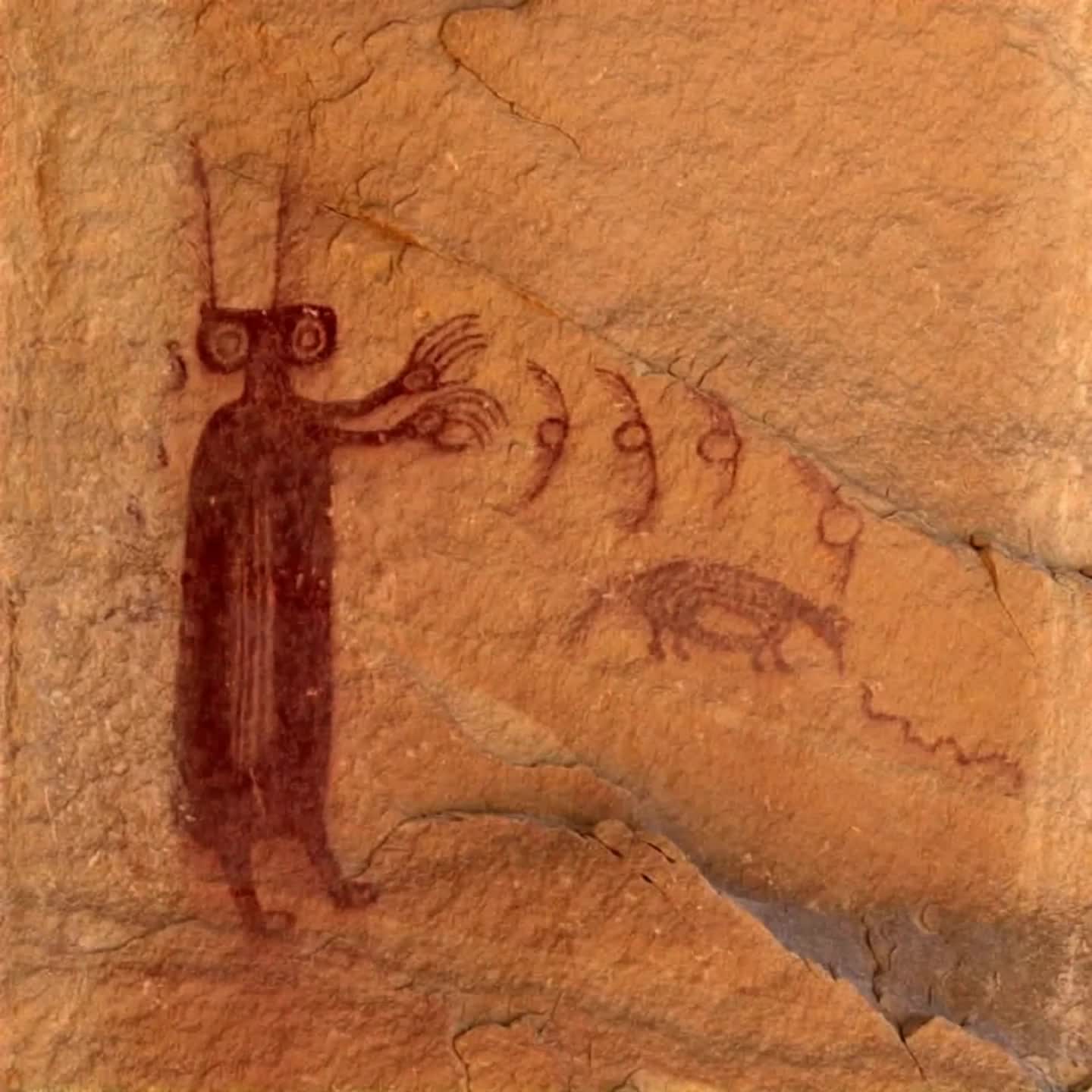 From rock art to reality - evolve img AI video