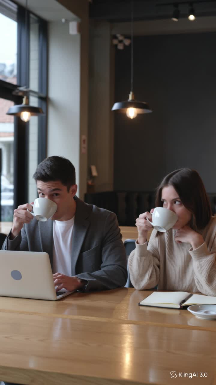 It's coffee - coffee realistic AI video