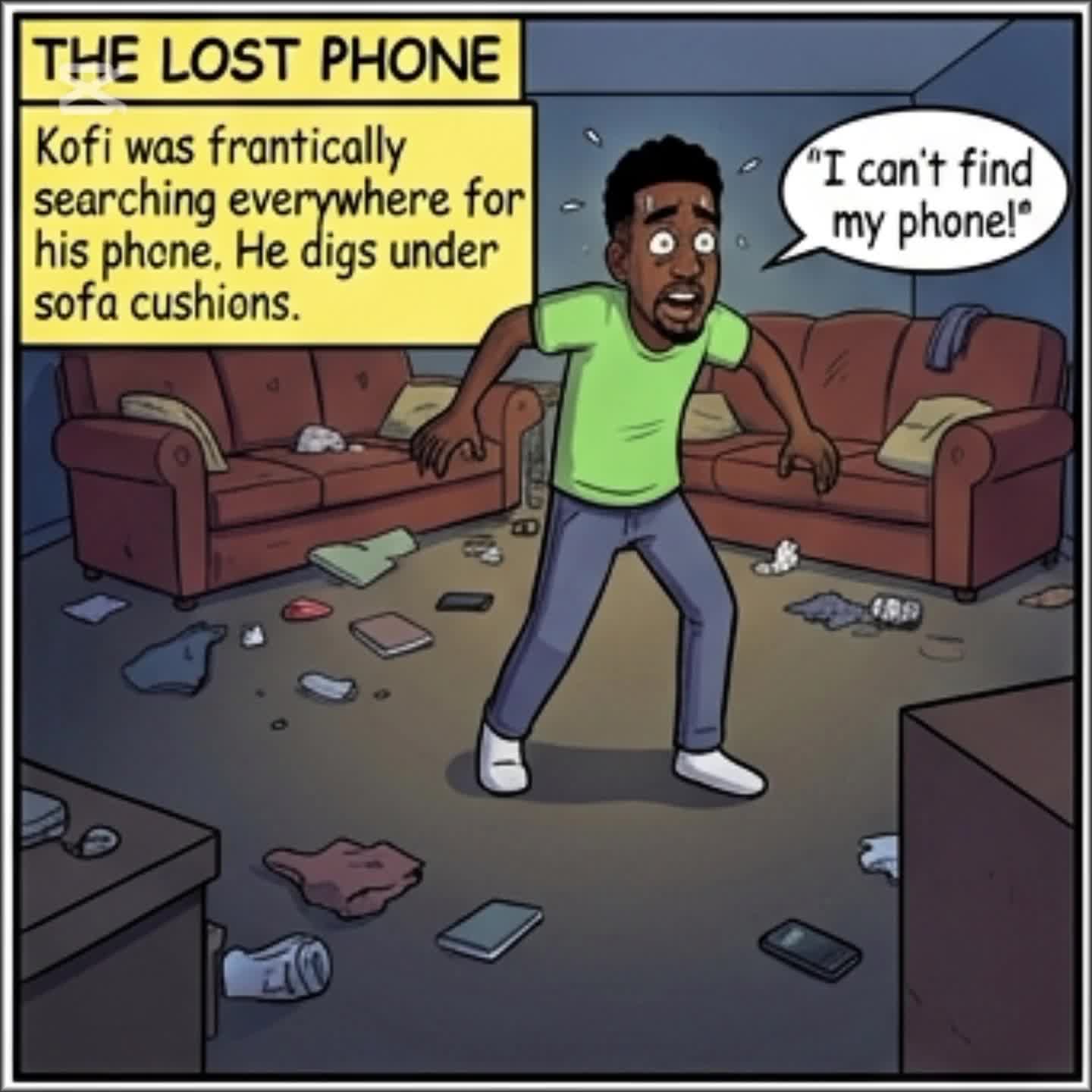 The lost phone  - phone background maker AI video