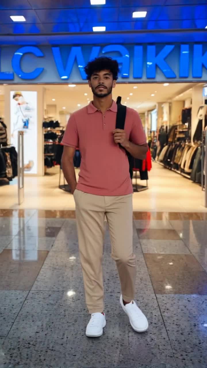 walking out of a clothes store - ai clothes changer online free AI video