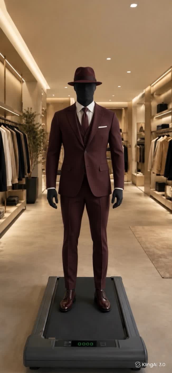 Men's style - medium length mens textured fringe AI video