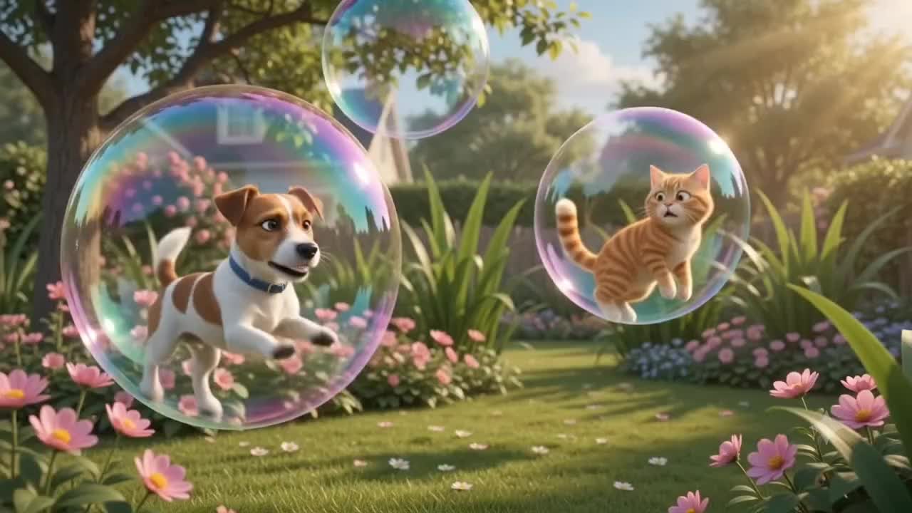 cat dog witch merge  - merge videos online - free AI video