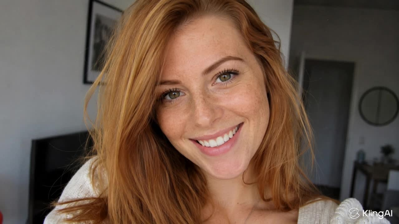 red haired beautiful woman - red haired anime characters female AI video