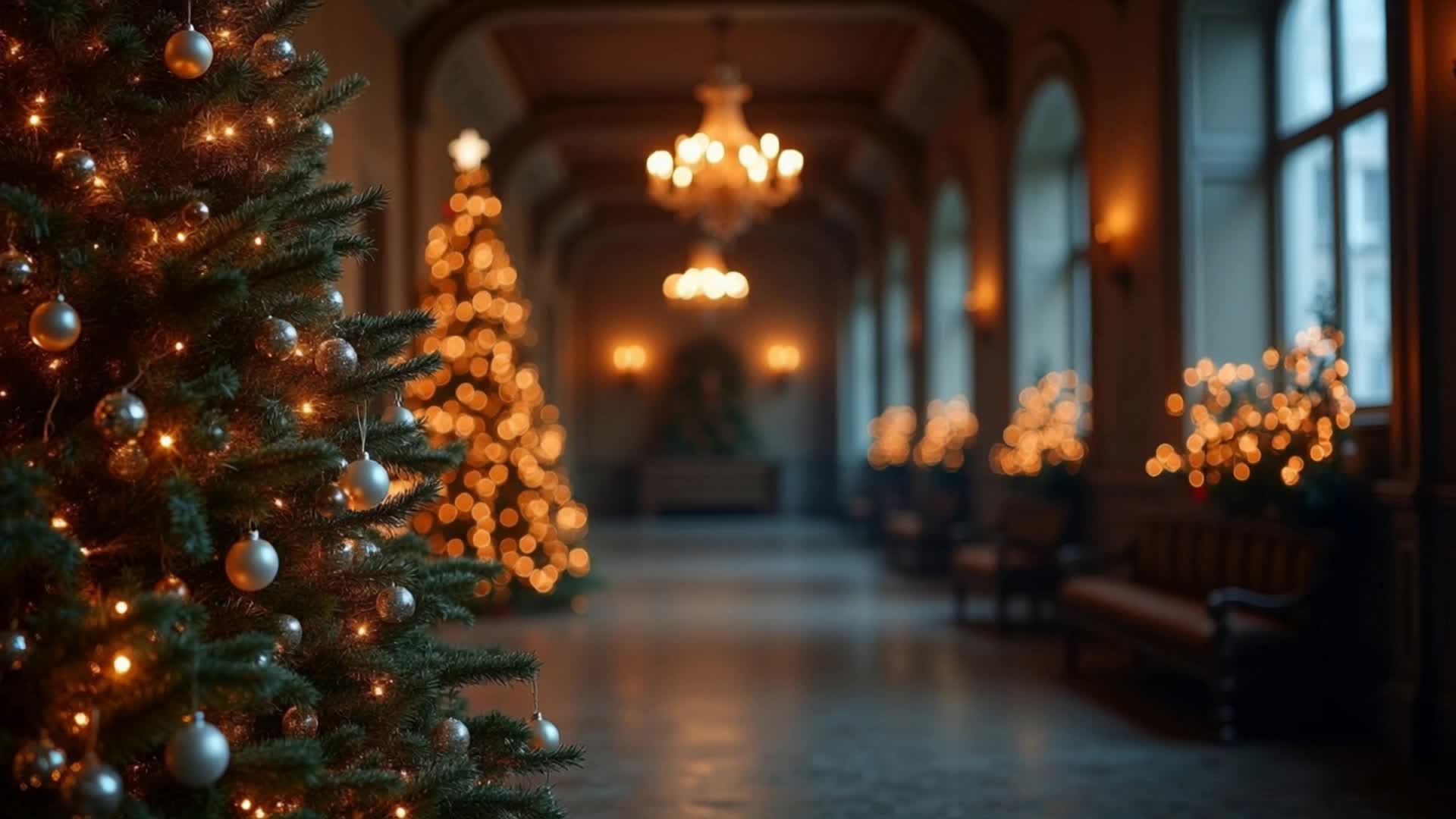 A horror-movie Christmas card - create your own christmas card AI video