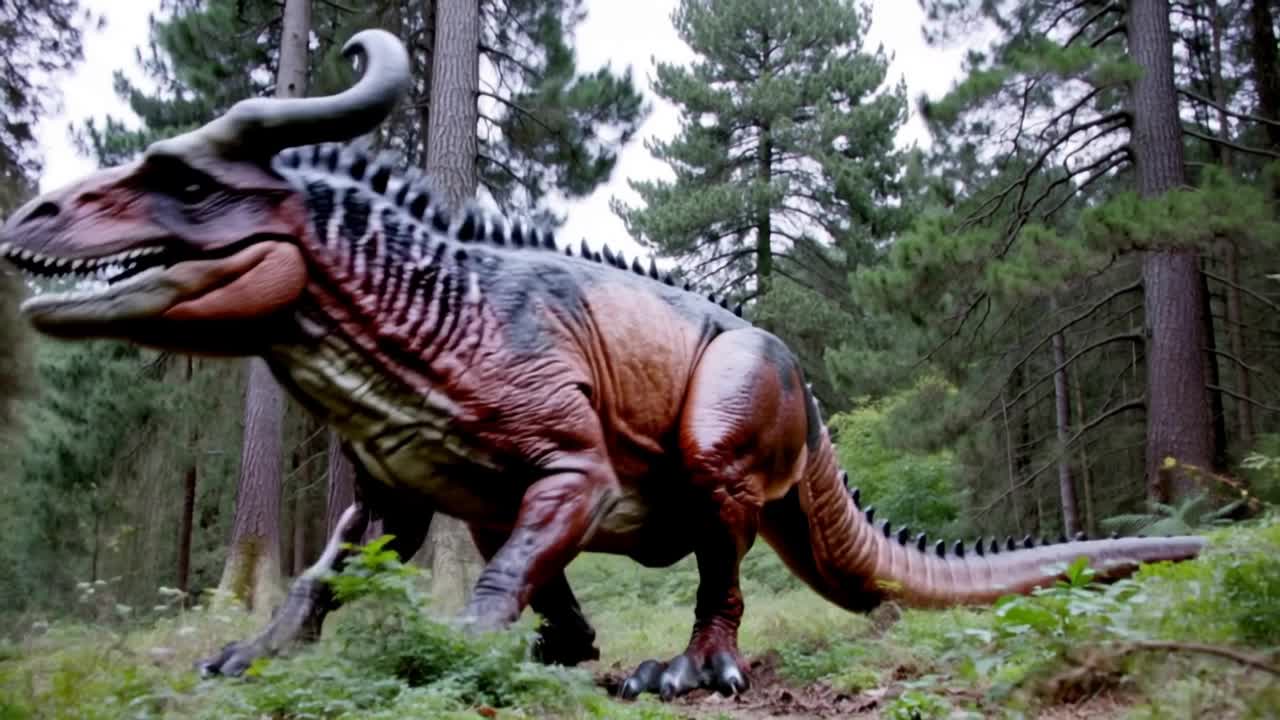 monster in woods - ai monster AI video